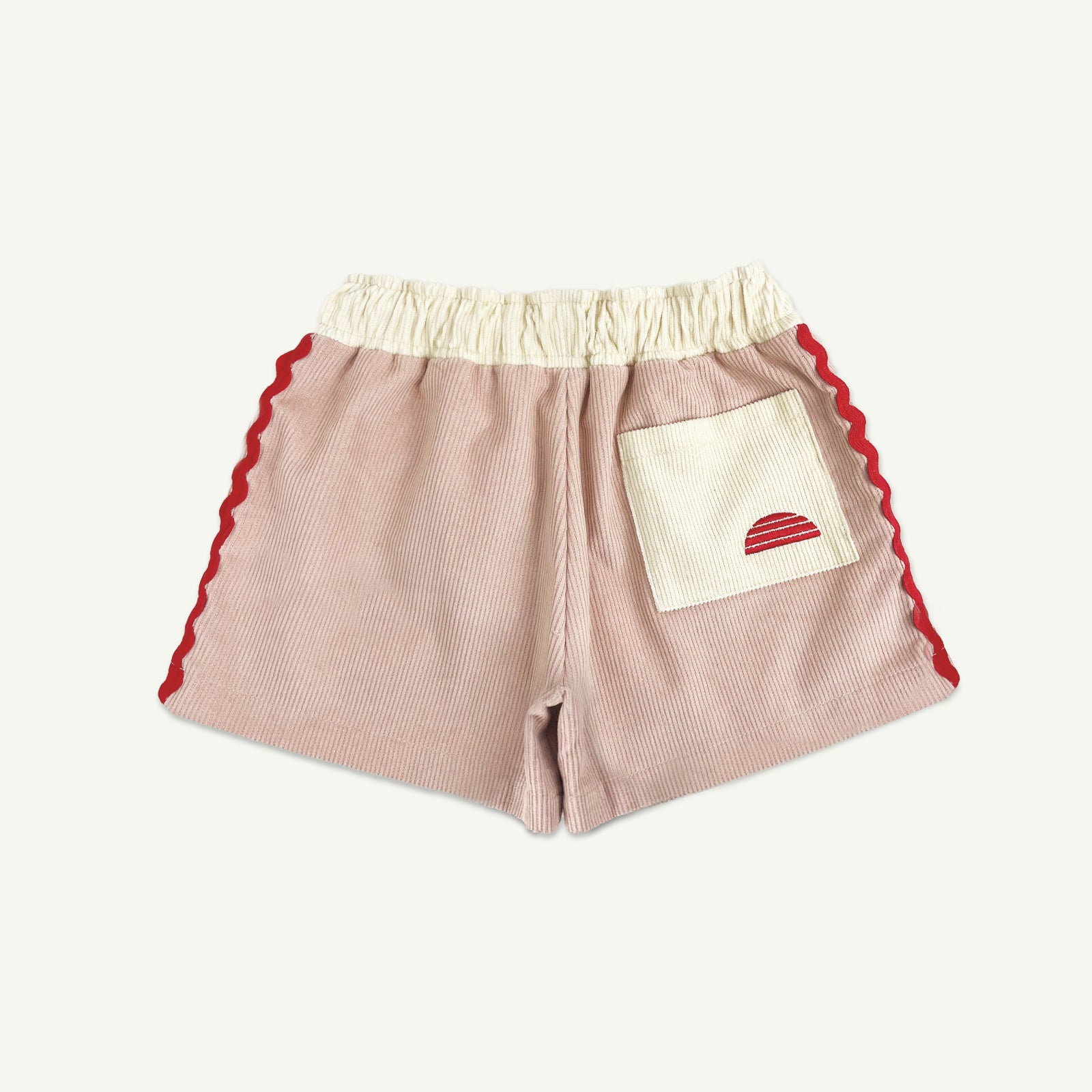 Ric Rac Cord Short Kids - Mauve