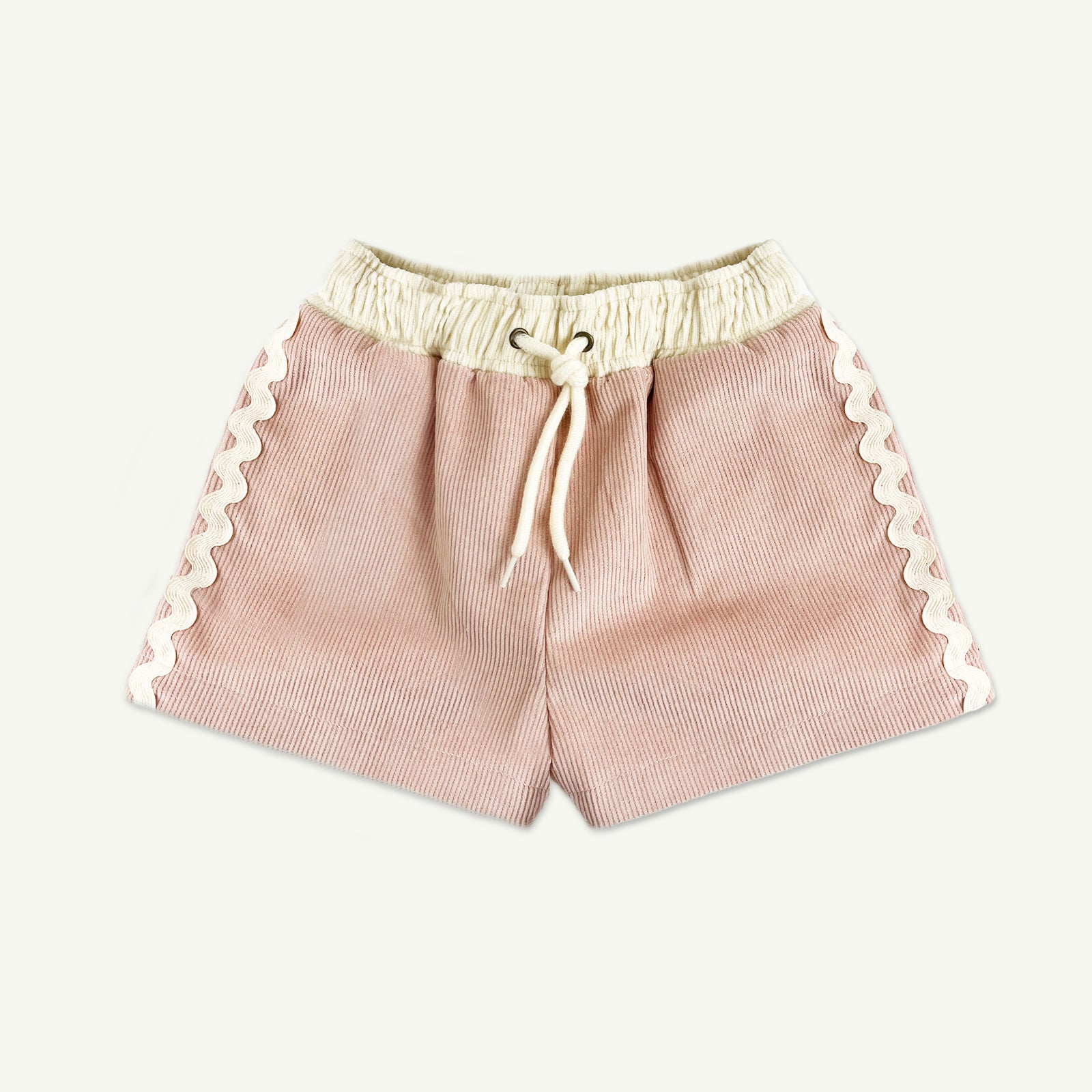 Ric Rac Cord Short Kids - Mauve