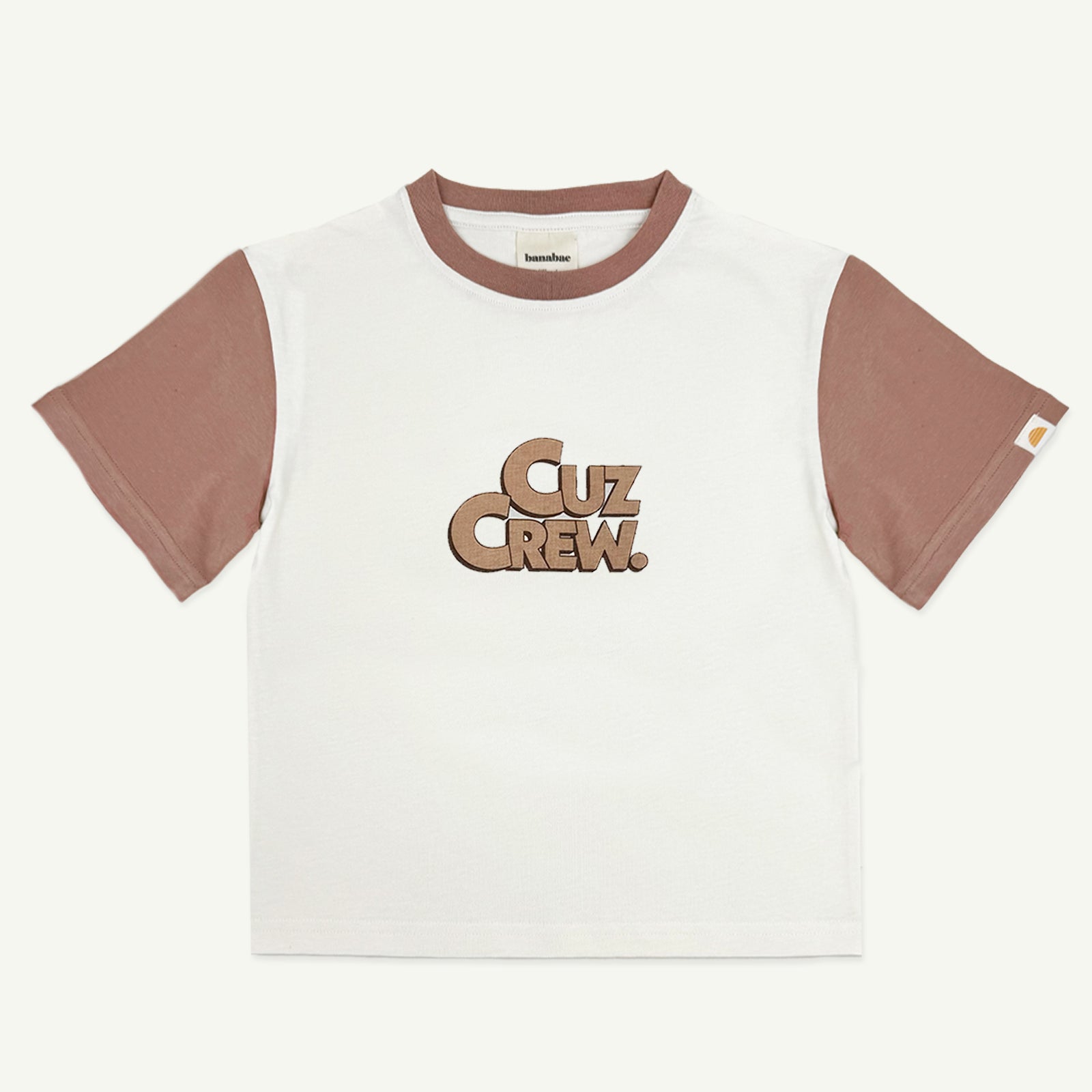 Cuz Crew Organic Cotton Tee - Mousse