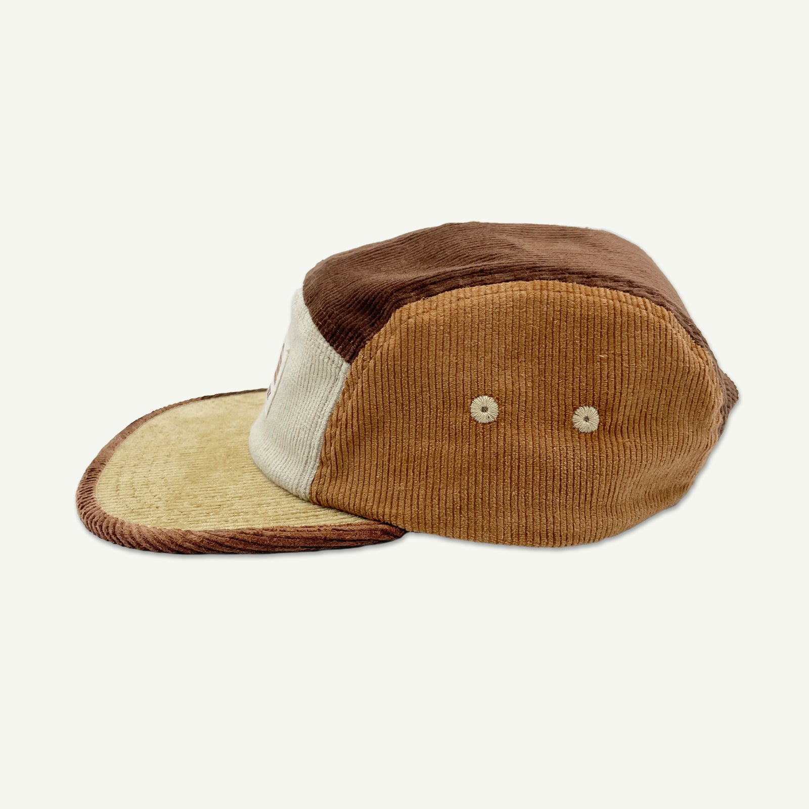 Rad Cuz Five Panel Splice Cord Cap - Tan