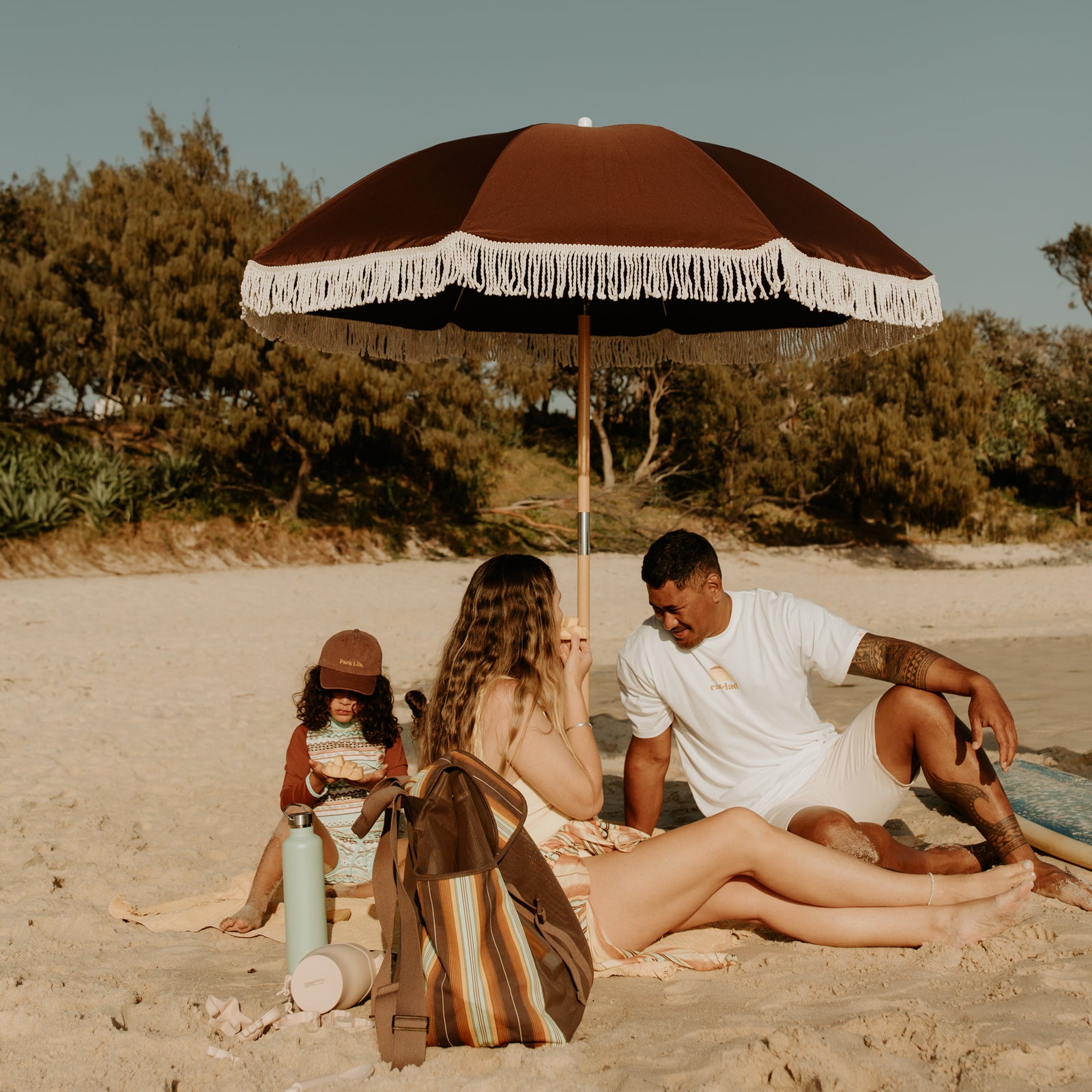 Banabae X Sande Kids Sand Free Convertible Beach Bag - Stripe