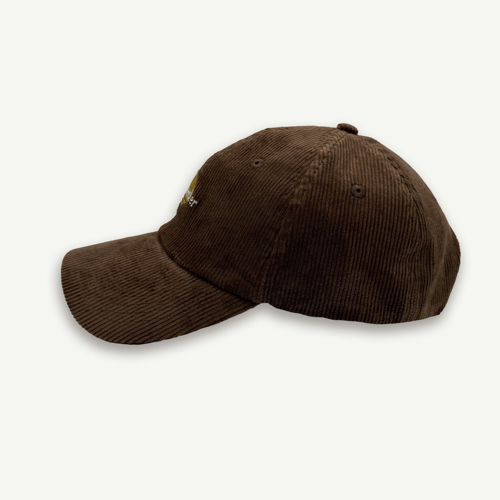 Rad Teacher Cord Baseball Cap - Choc