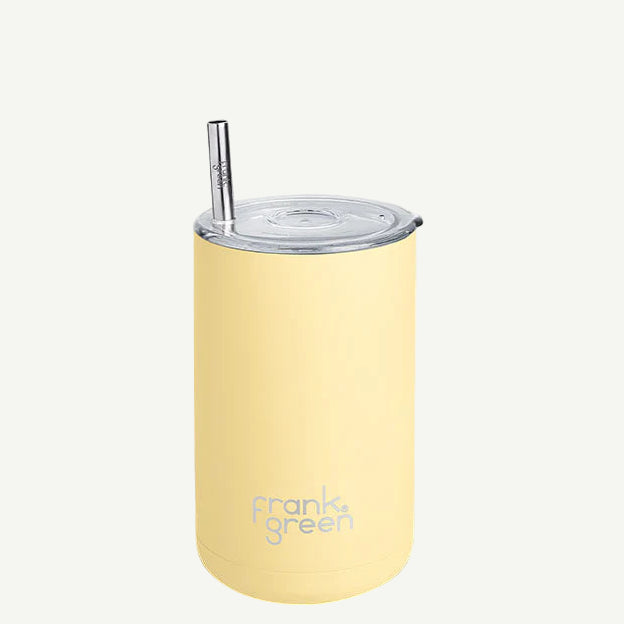 Frank Green 3-in-1 Insulated Drink Holder With Straw 15oz / 425ml Buttermilk