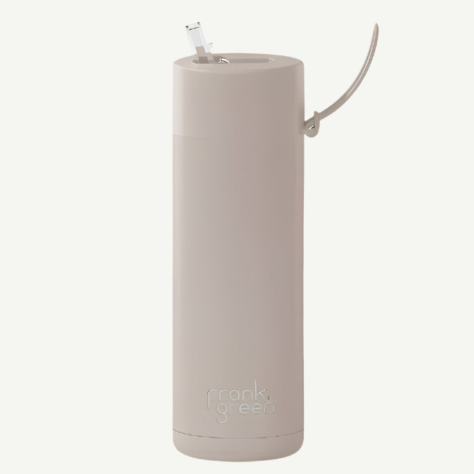 Frank Green 20oz Ceramic Reusable Bottle with Straw Lid - Moon Dust