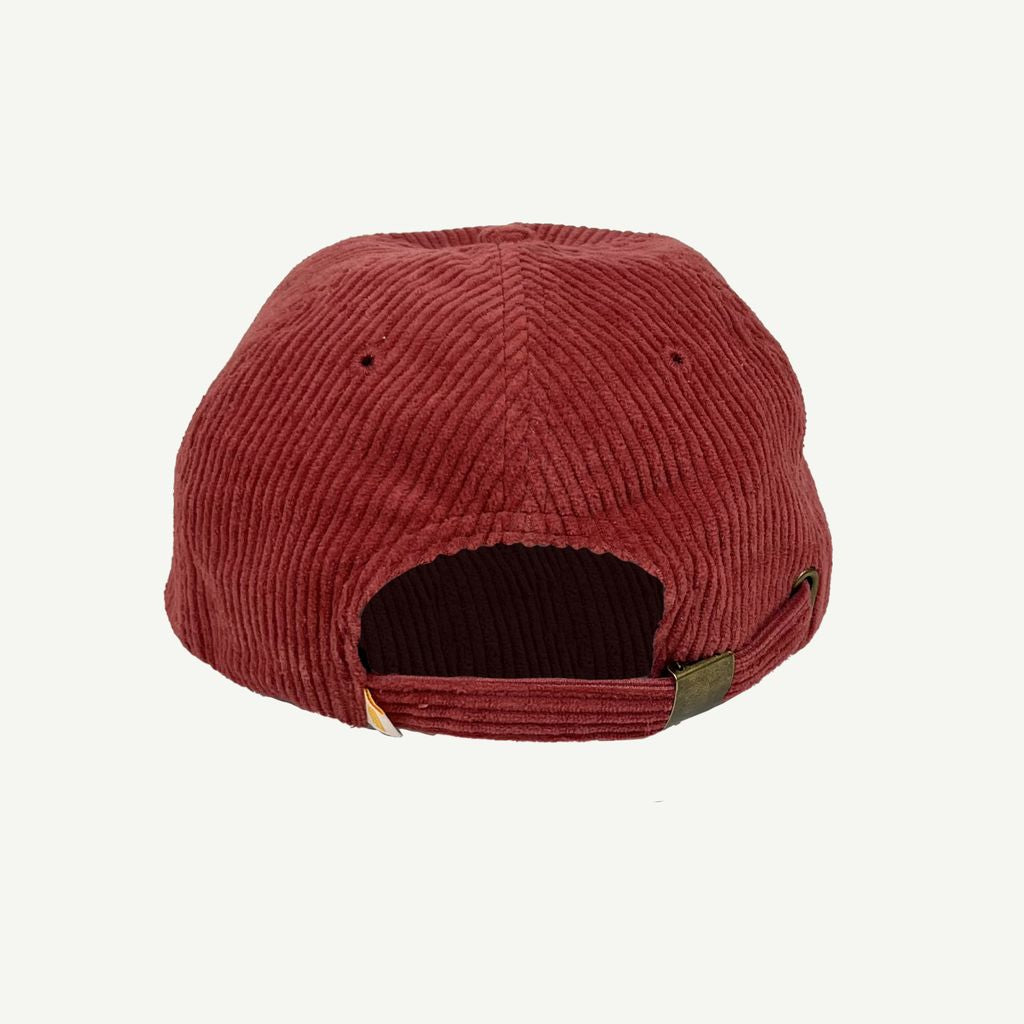 Rad Dad and Rad Kid Cord Cap Bundle - Eco Red