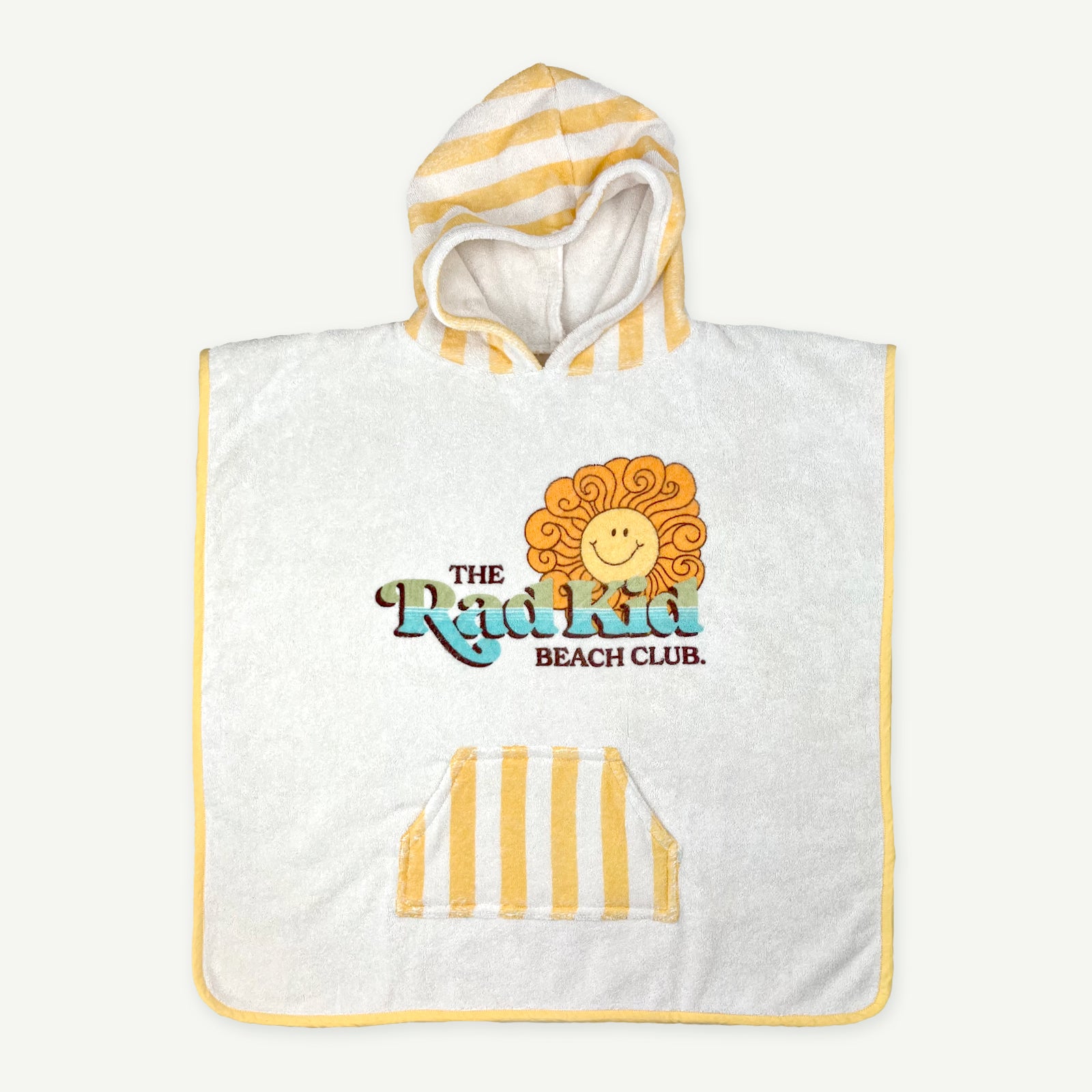 Rad Kid Beach Club Hooded Organic Cotton Towel