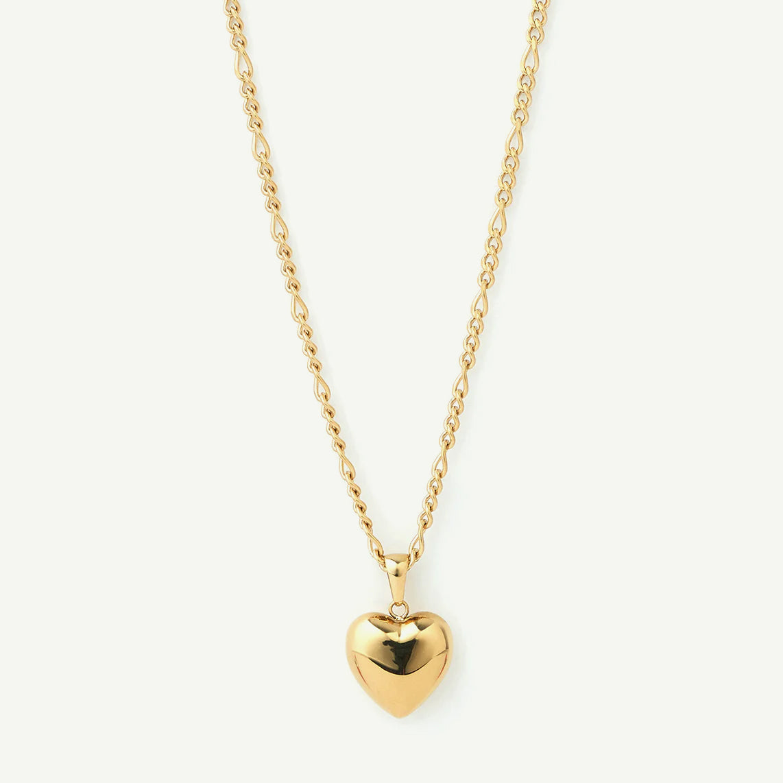 Rose Heart Necklace in Gold