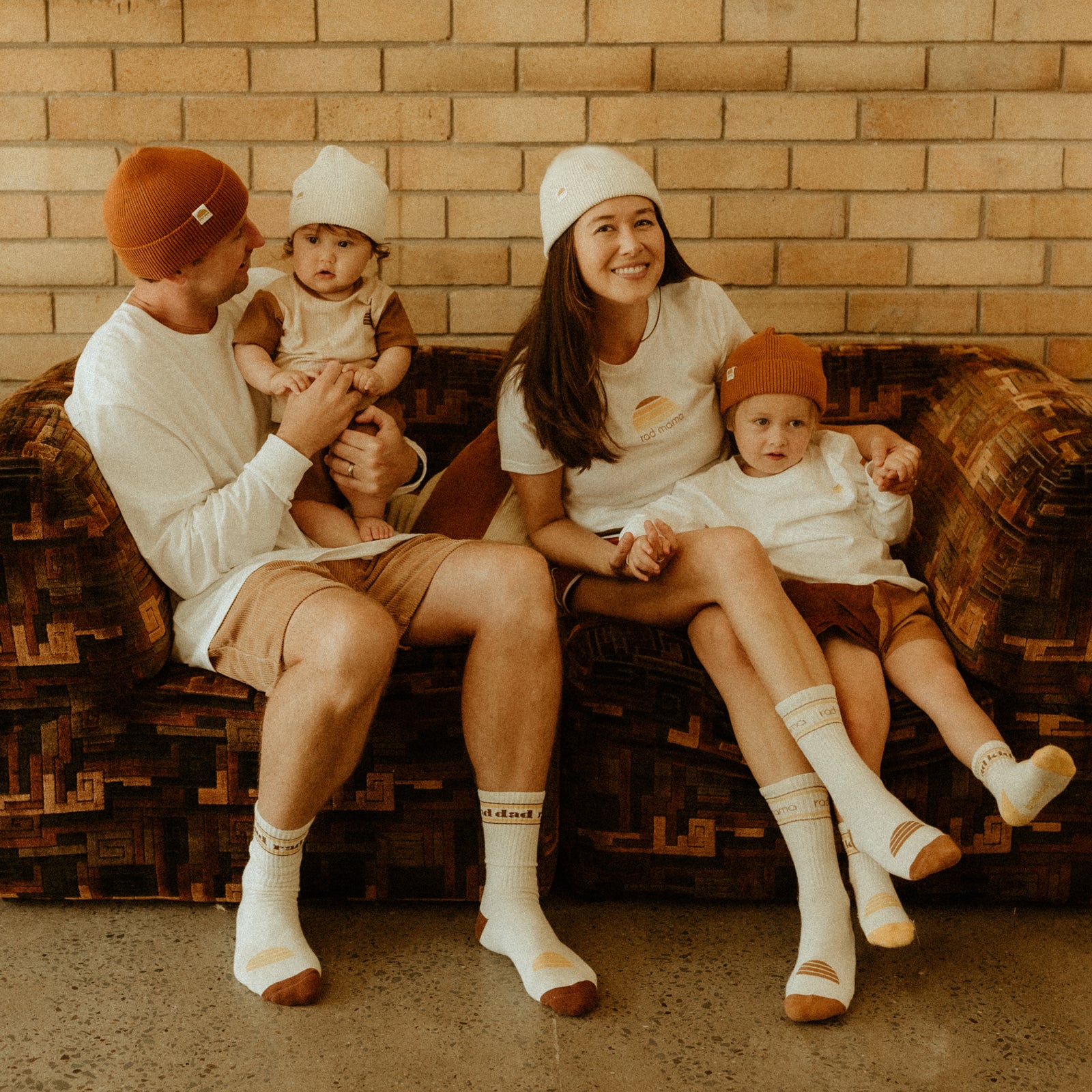 Rad Kid and Lilac Rib Organic Cotton Sock Pack