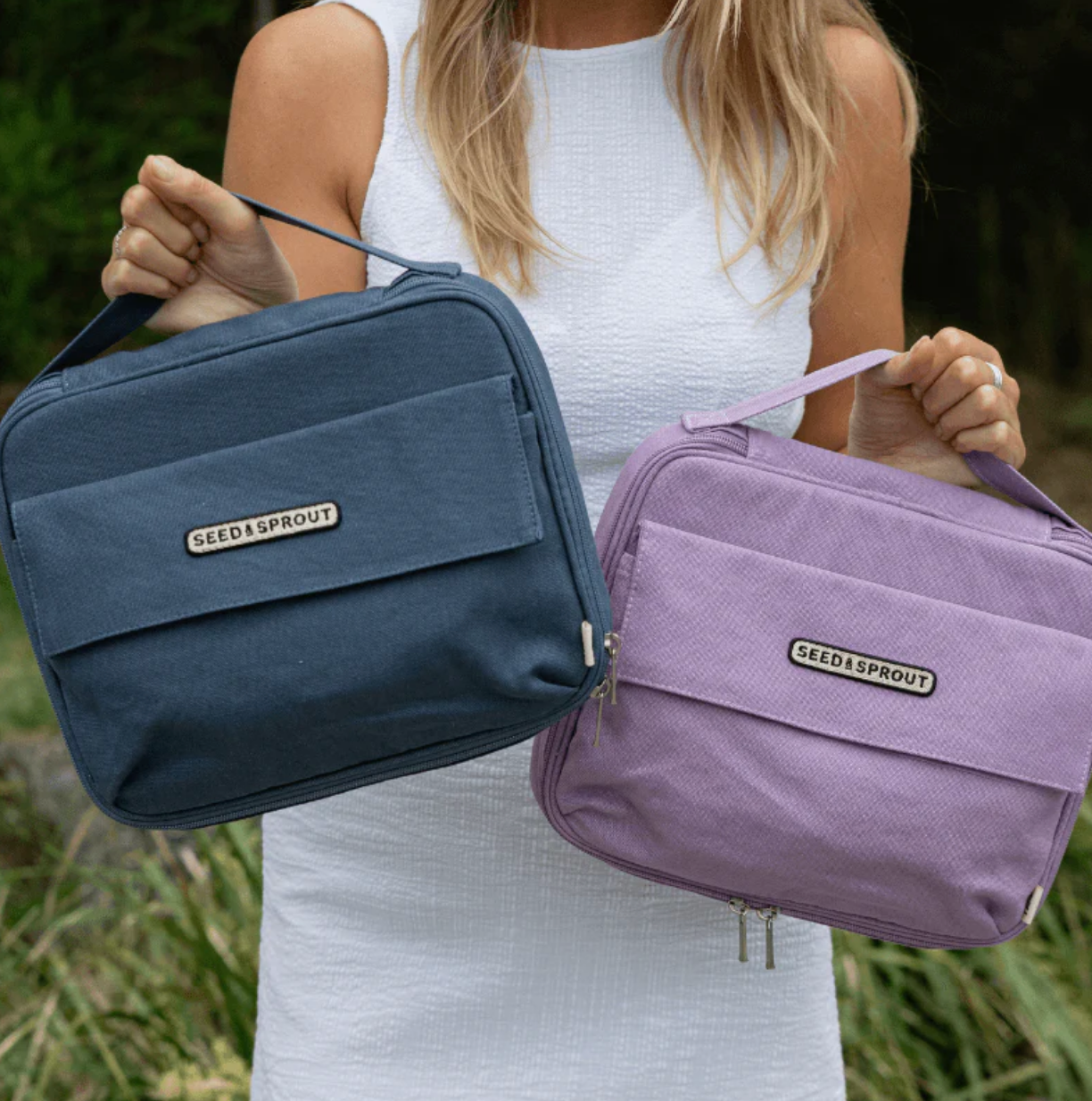 Insulated CrunchCase Lunch Bag - Indigo