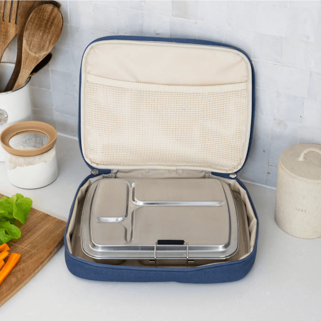 Insulated CrunchCase Lunch Bag - Indigo