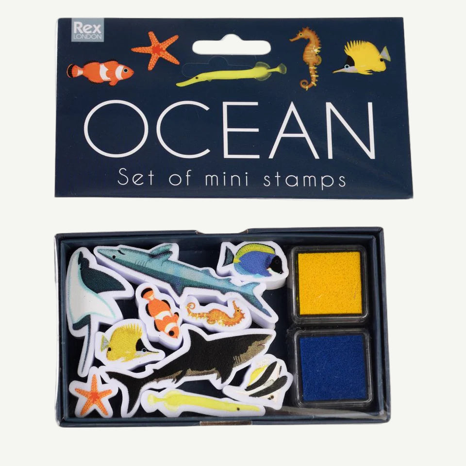 Set of Mini Stamps - Ocean
