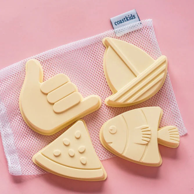 Shelly Beach Moulds - Yellow