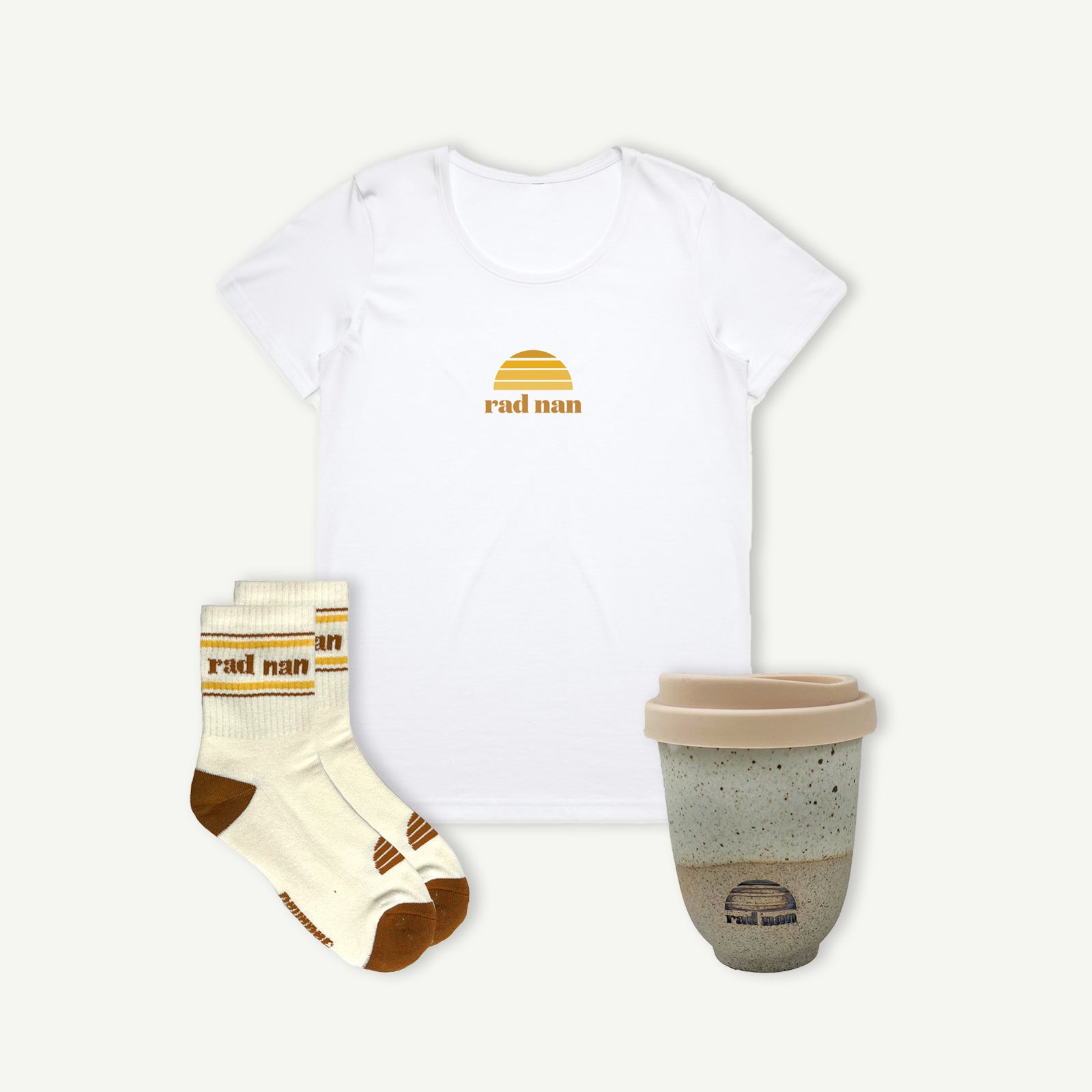 Rad Nan Tee, Sock and Rad Nan Mug Bundle