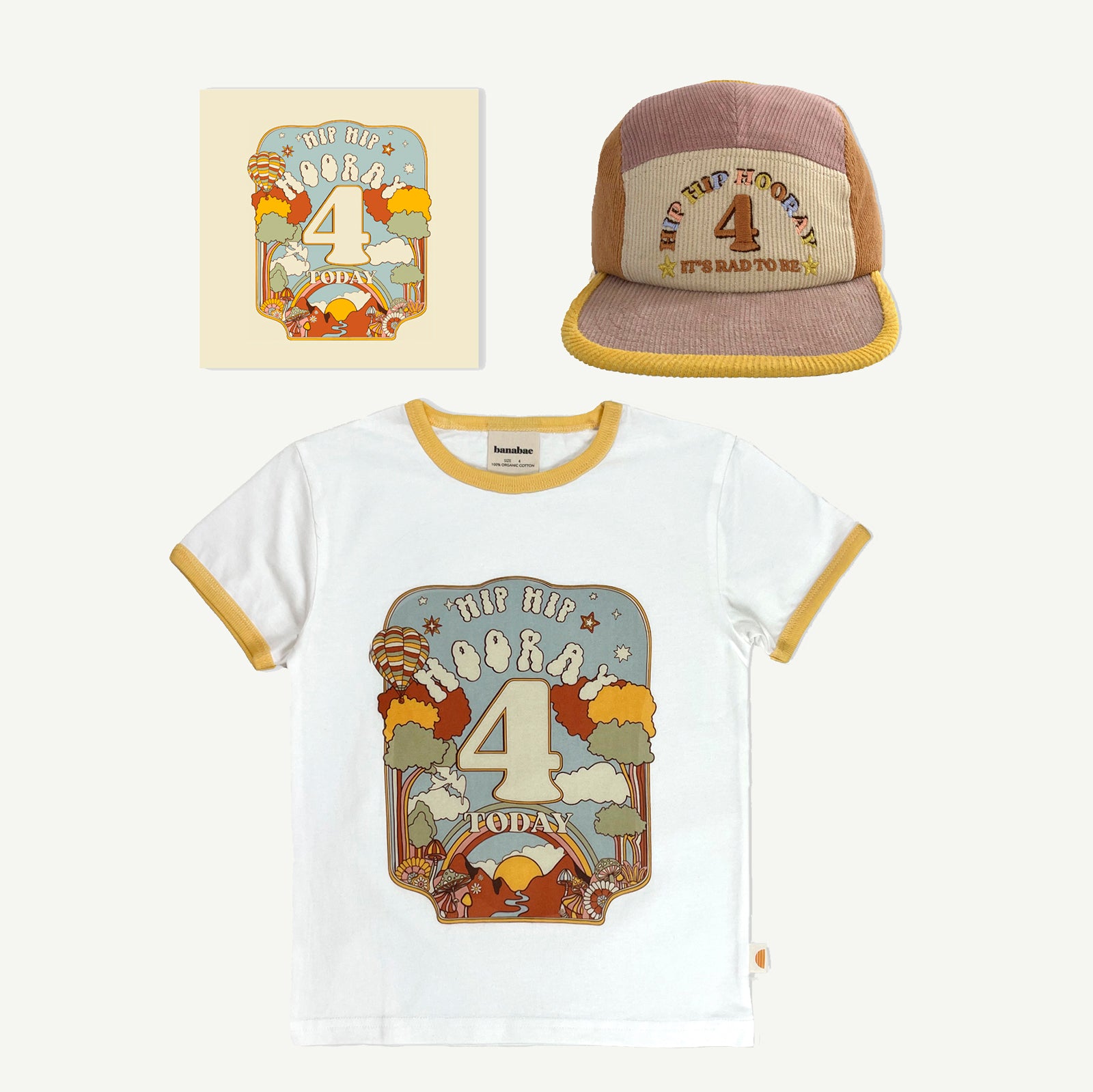 Birthday Bundle in Musk - 4 Year Old