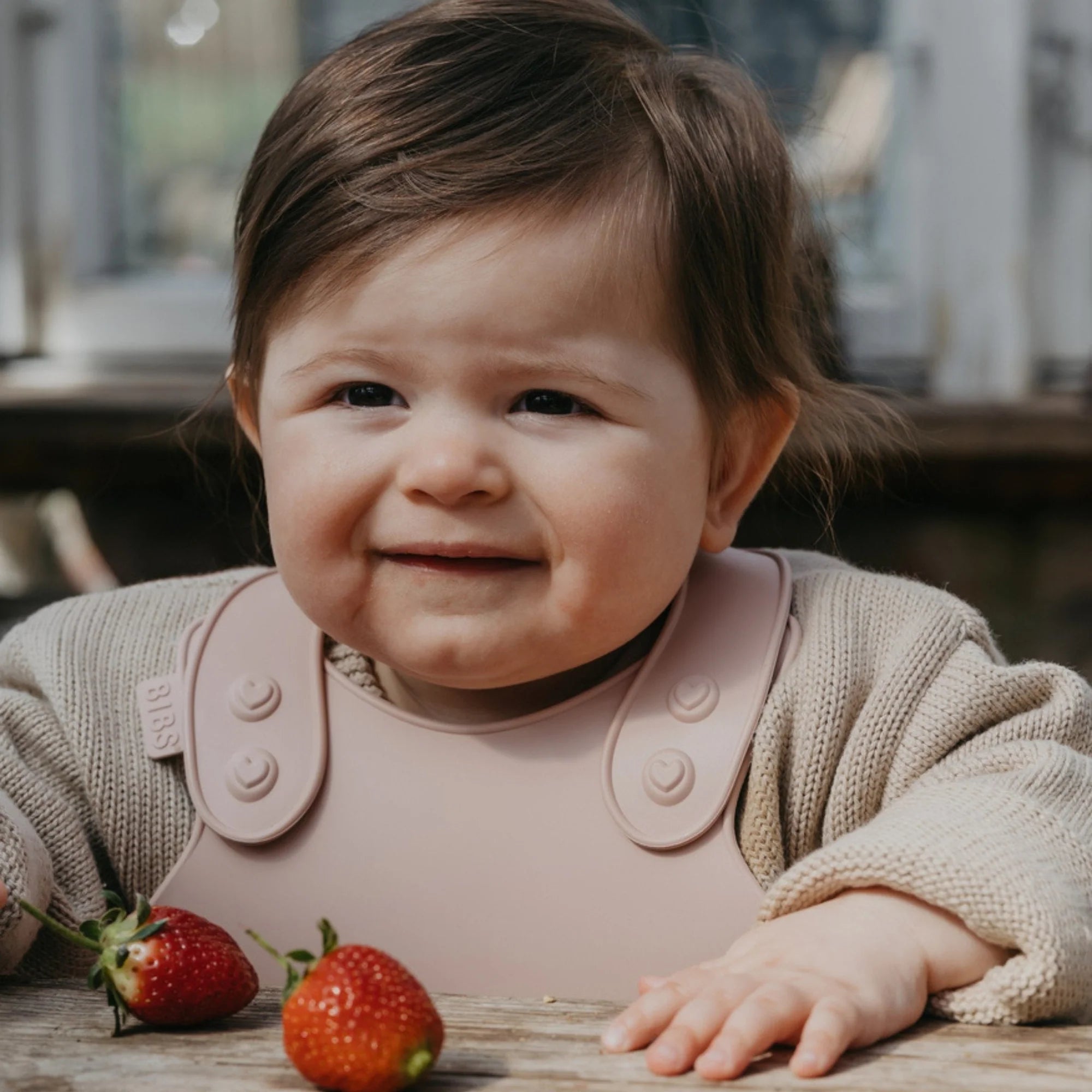 BIBS Dinner Bib - Blush