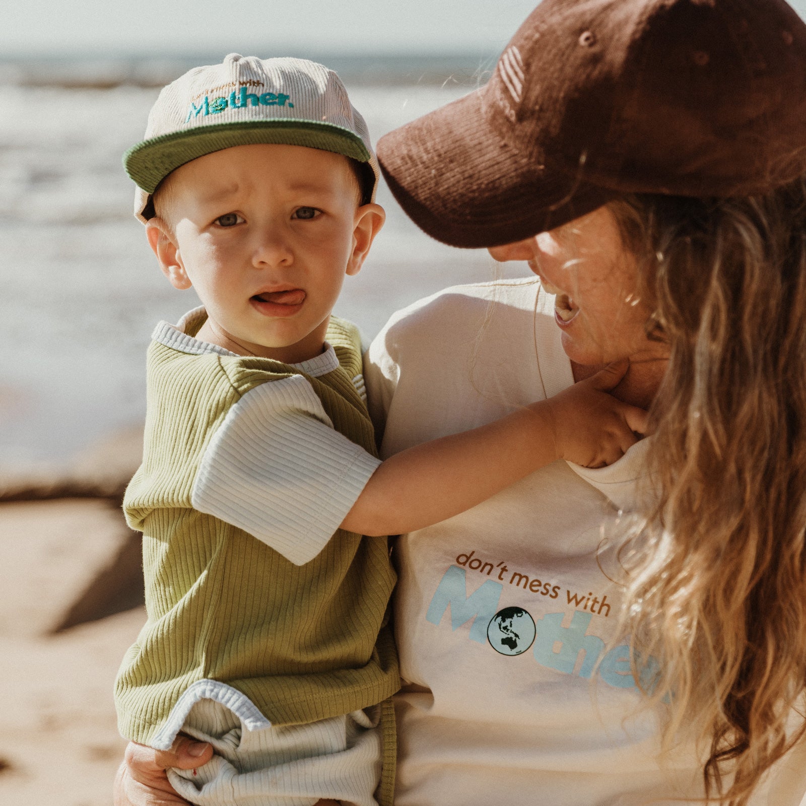 Don't Mess With Mother Kids Cord Cap