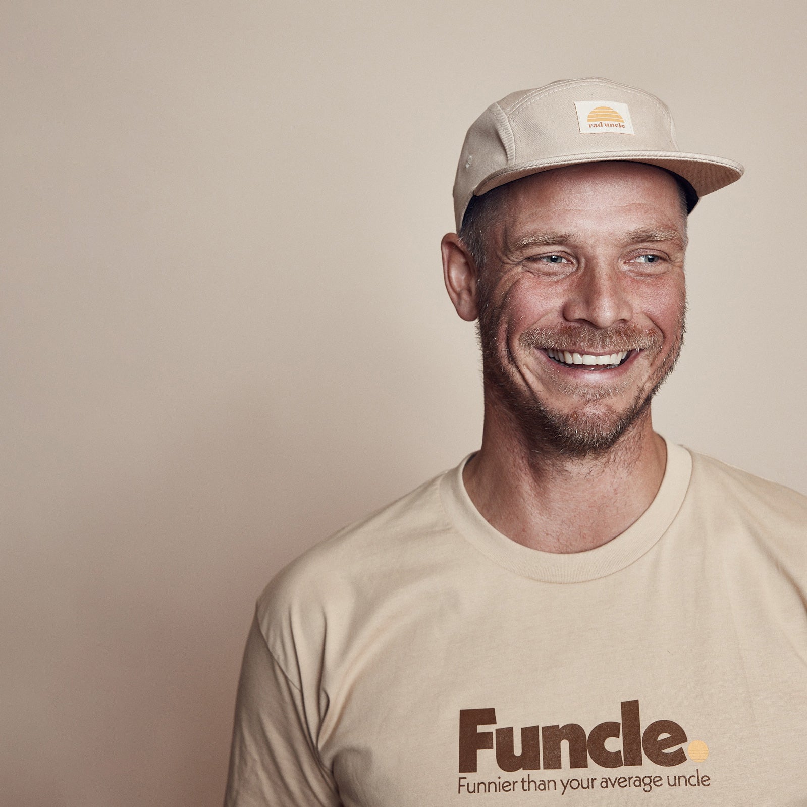 Funcle Organic Cotton Tee - Tan