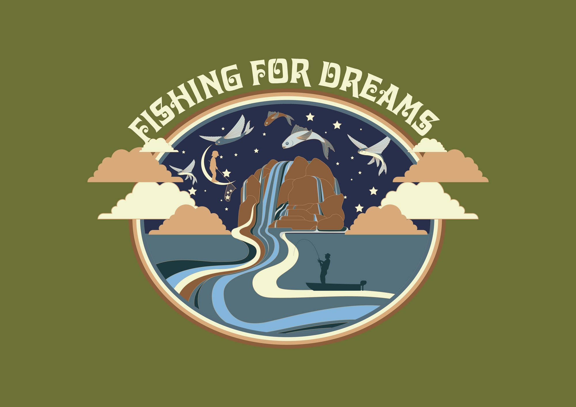 Fishing for Dreams Digital Art Download