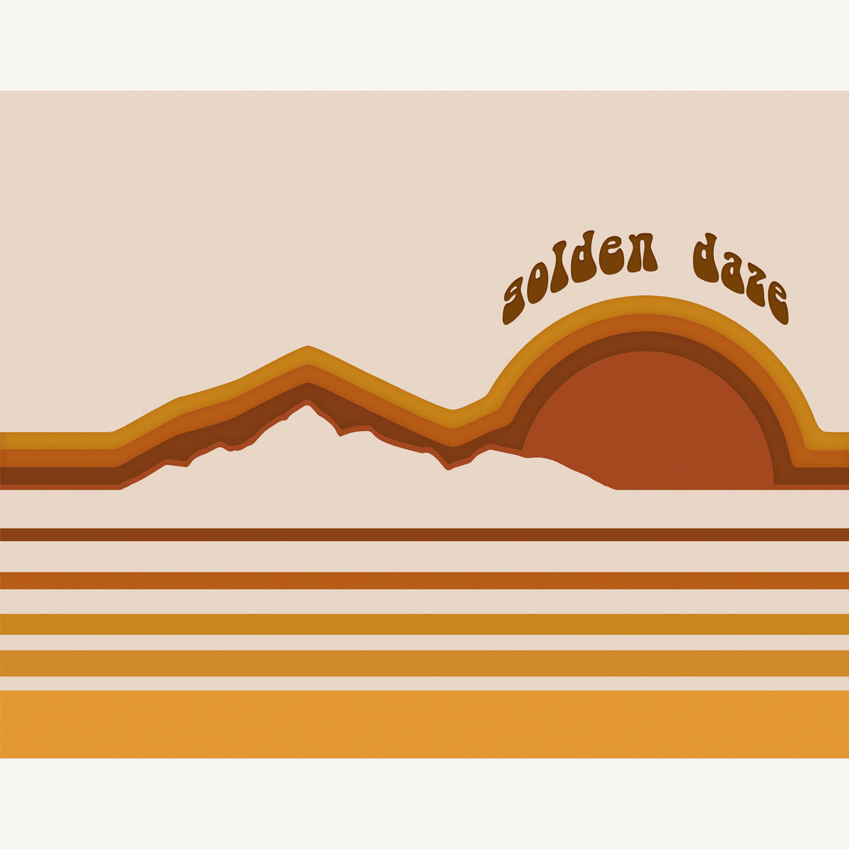 Golden Daze Digital Art Download