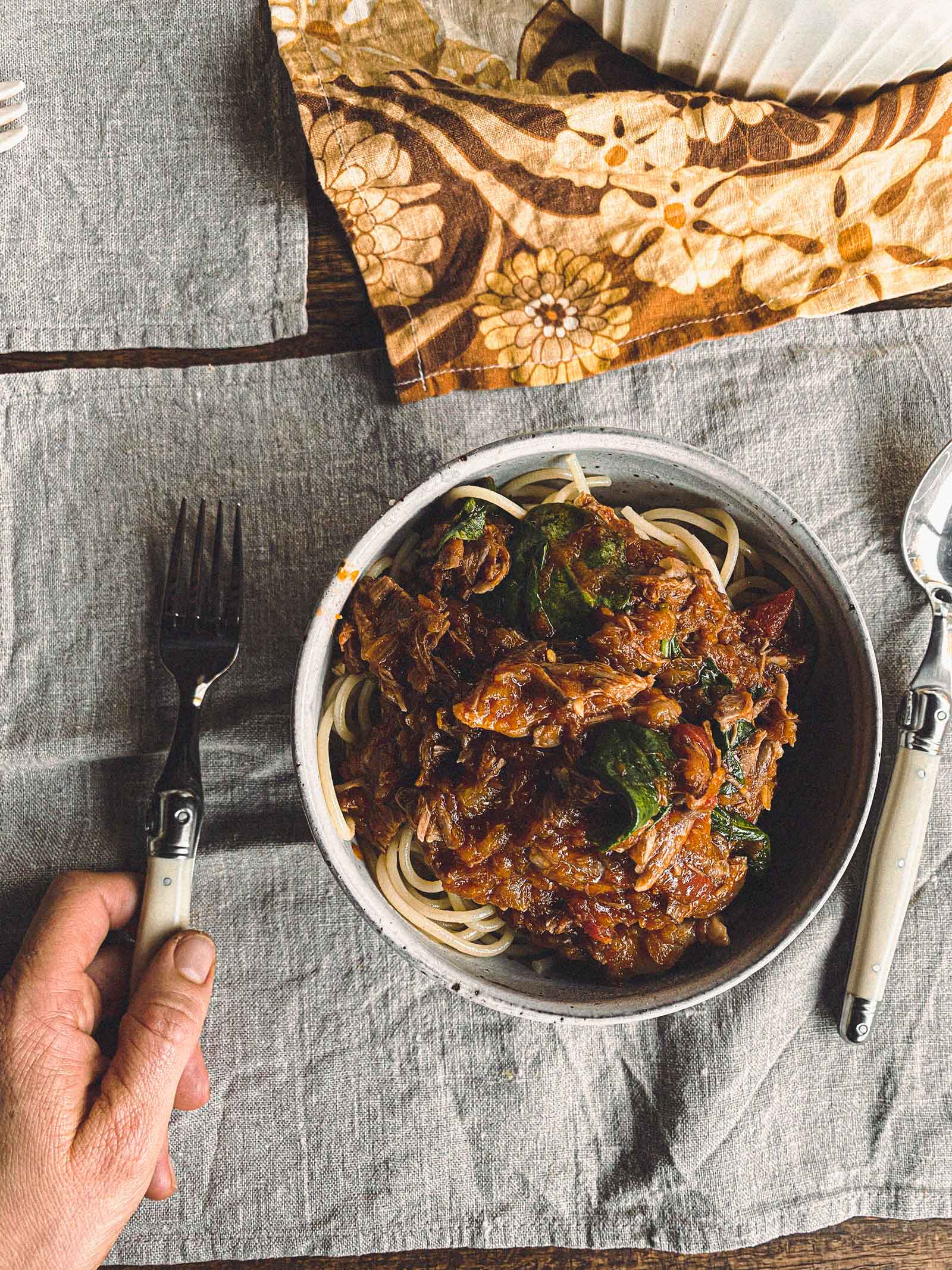 The Brightside: Lamb Shank Ragu From Nurture The Seed