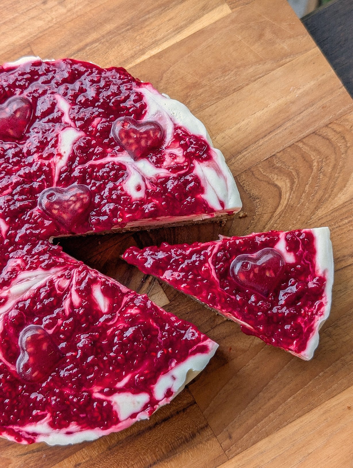 The Brightside - Honey Raspberry Cheesecake from Nutrition By Jane