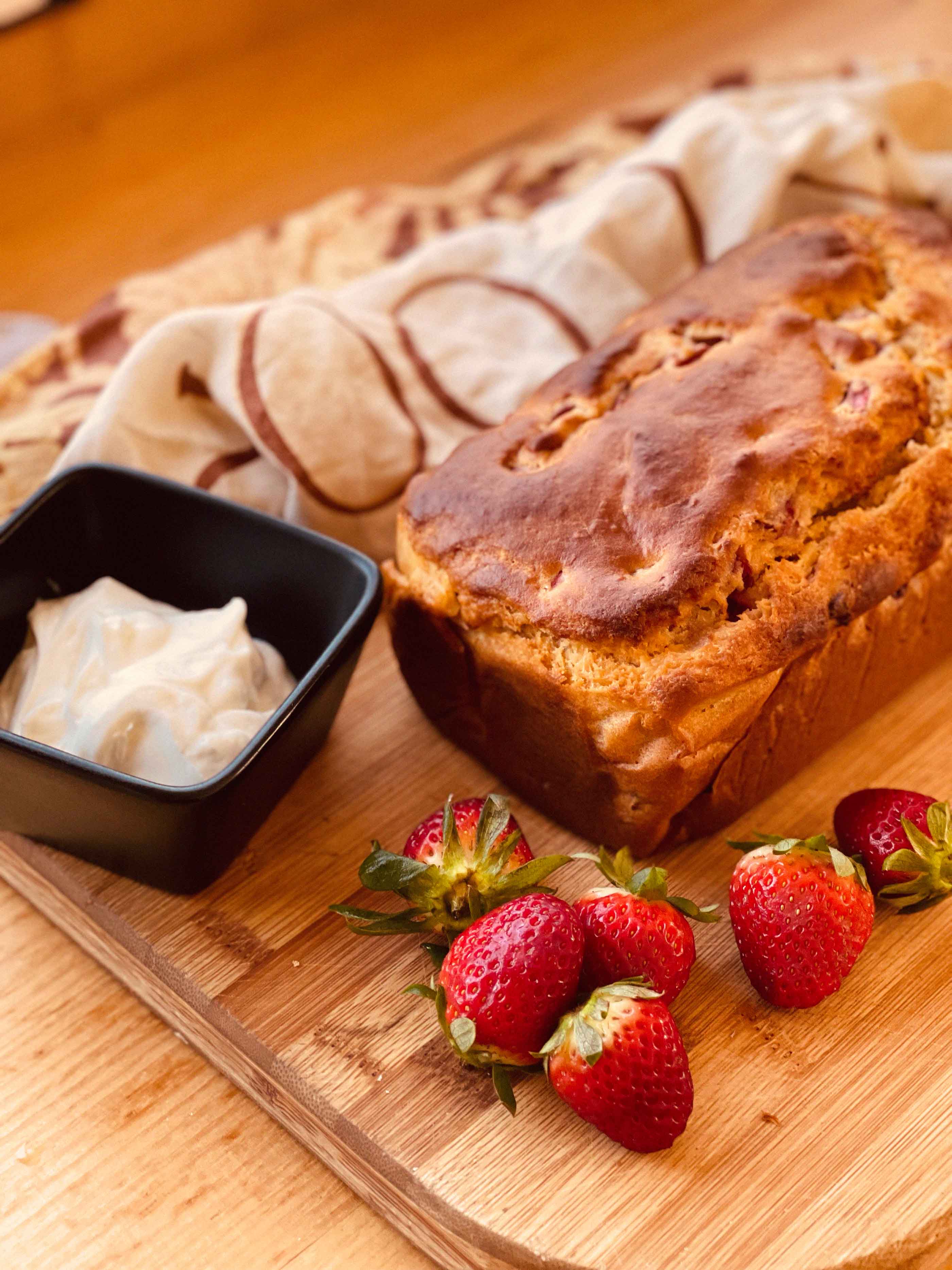 The Brightside: Strawberry Loaf - Perfect For Lunchboxes