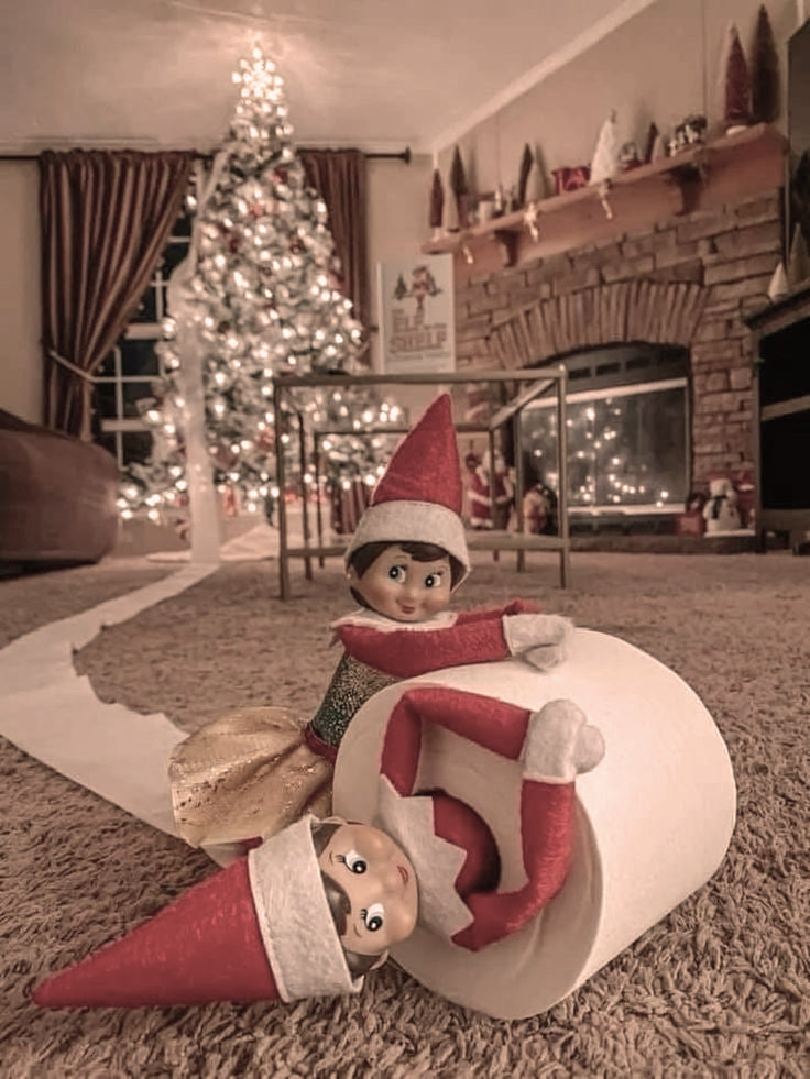 The Brightside - 25 Elf on the Shelf Ideas