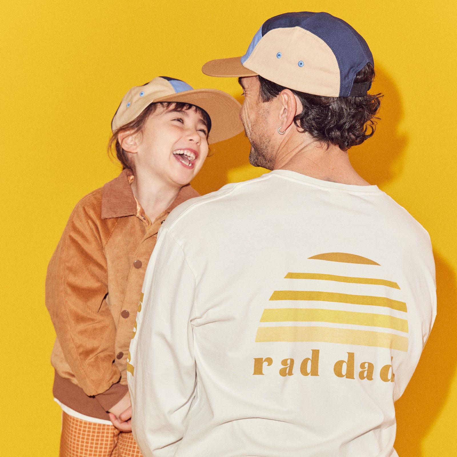 Rad Kid Five Panel Splice Twill Cap - Blues