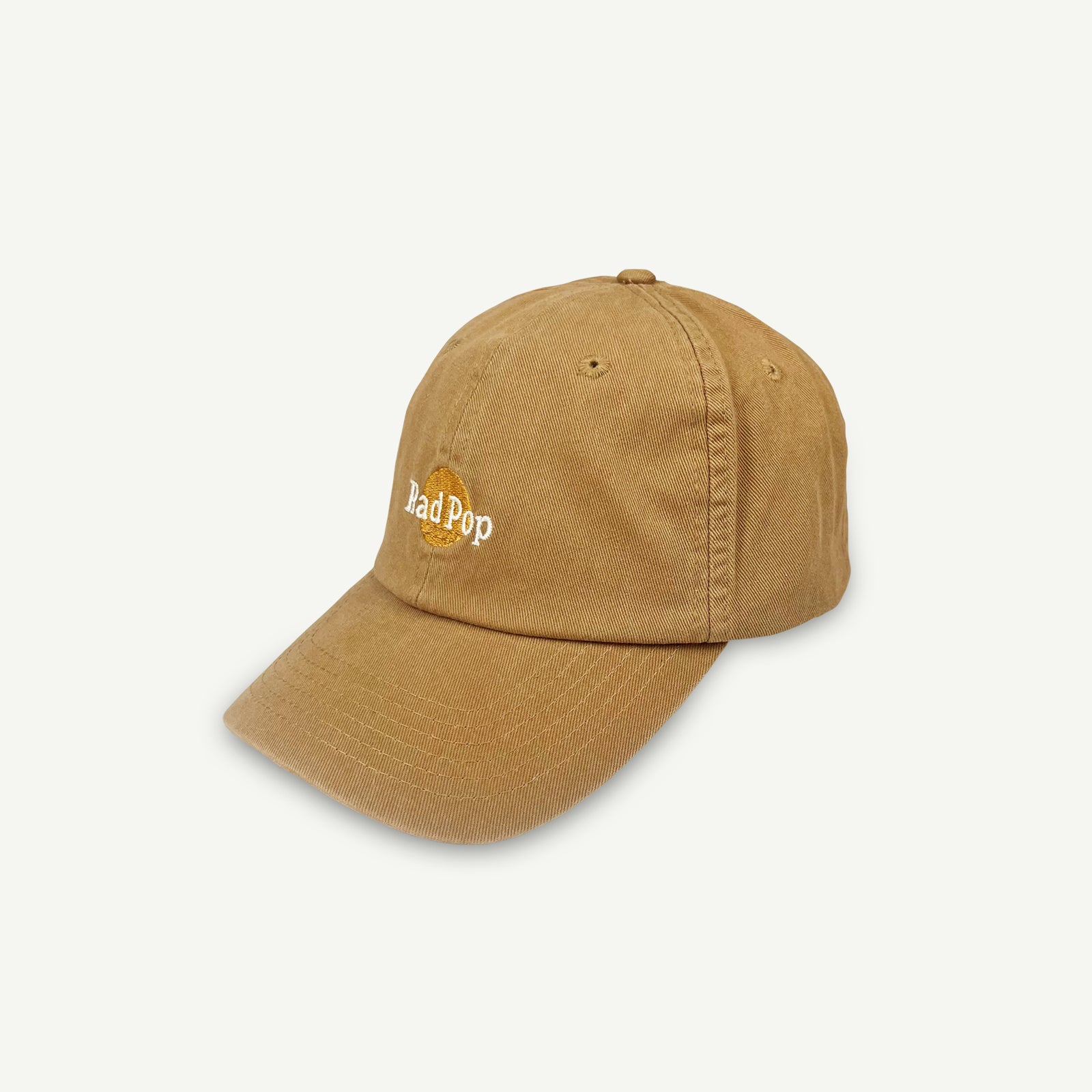 Rad Pop Washed Baseball Cap - Desert Sand