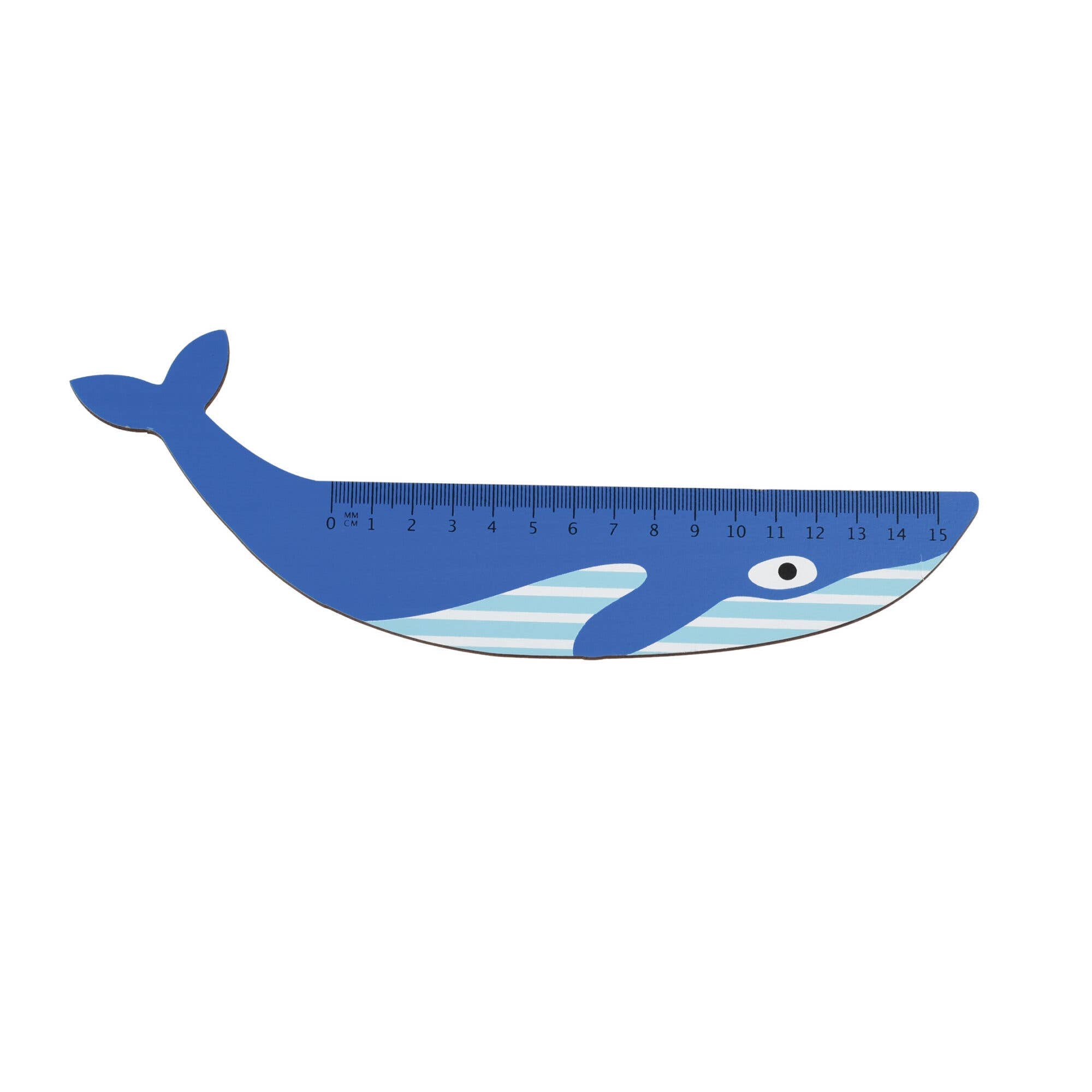 Rex London Wooden Ruler Blue Whale