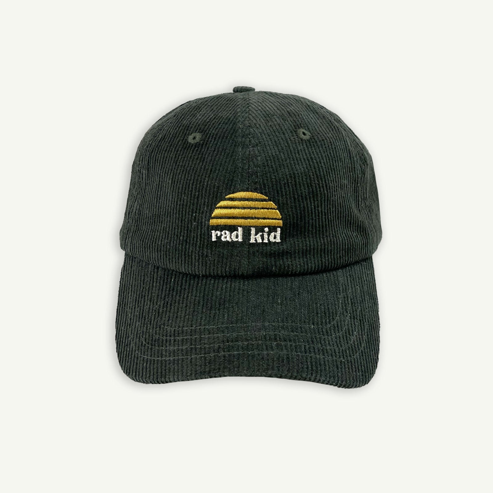 Rad Kid Cord Baseball Cap - Khaki