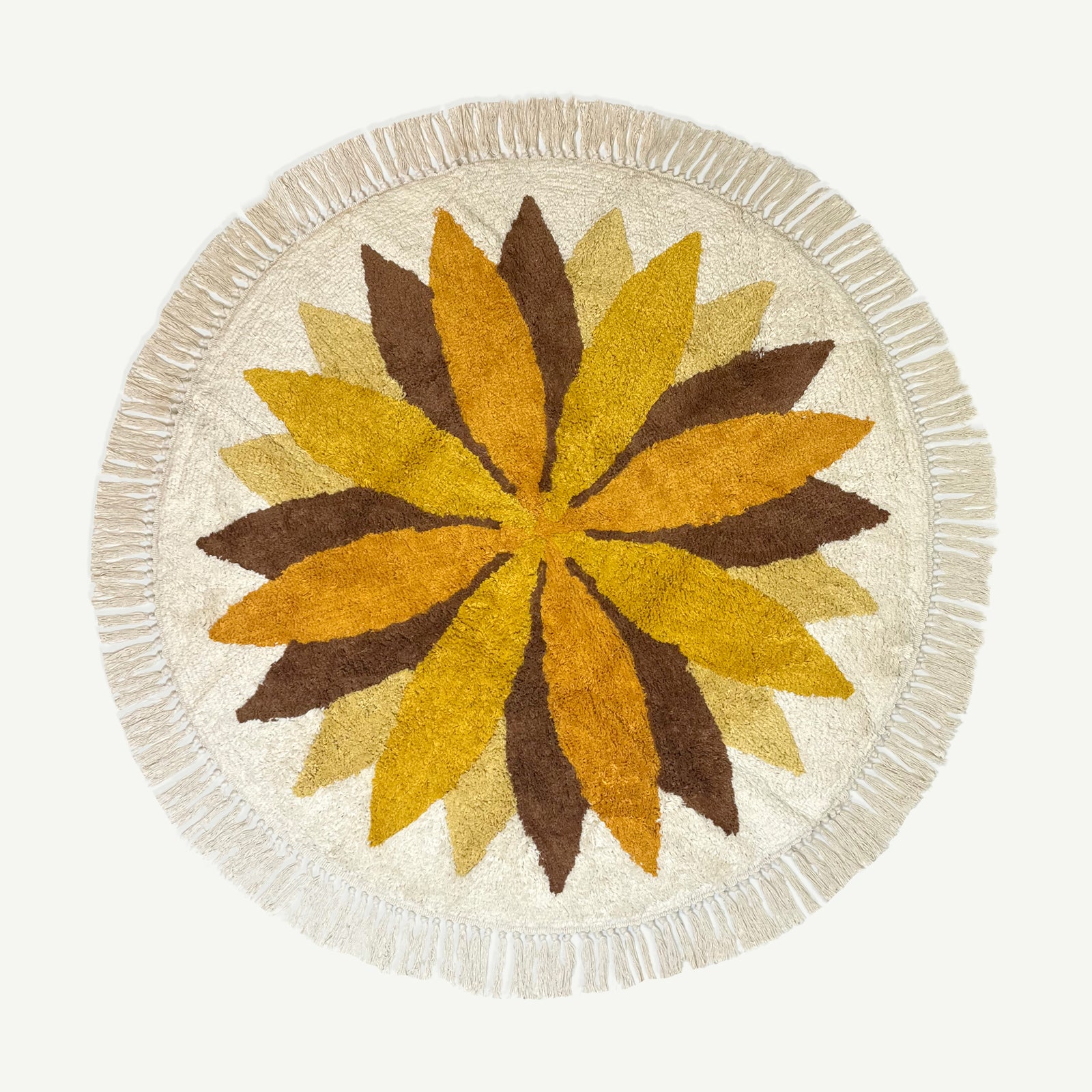 Sunflower Tufted Round Rug