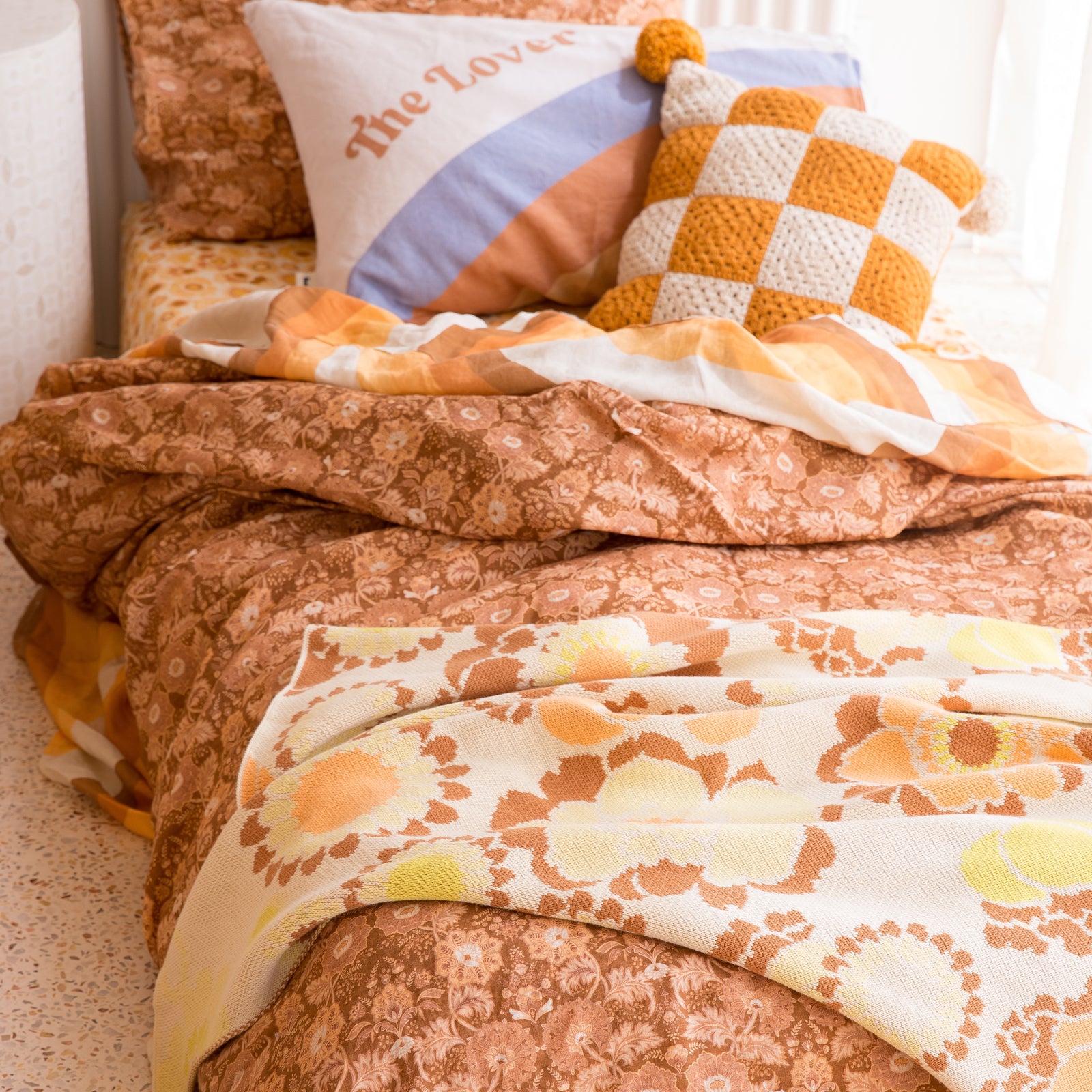 Arabella Quilt Cover and Pillowcase Set