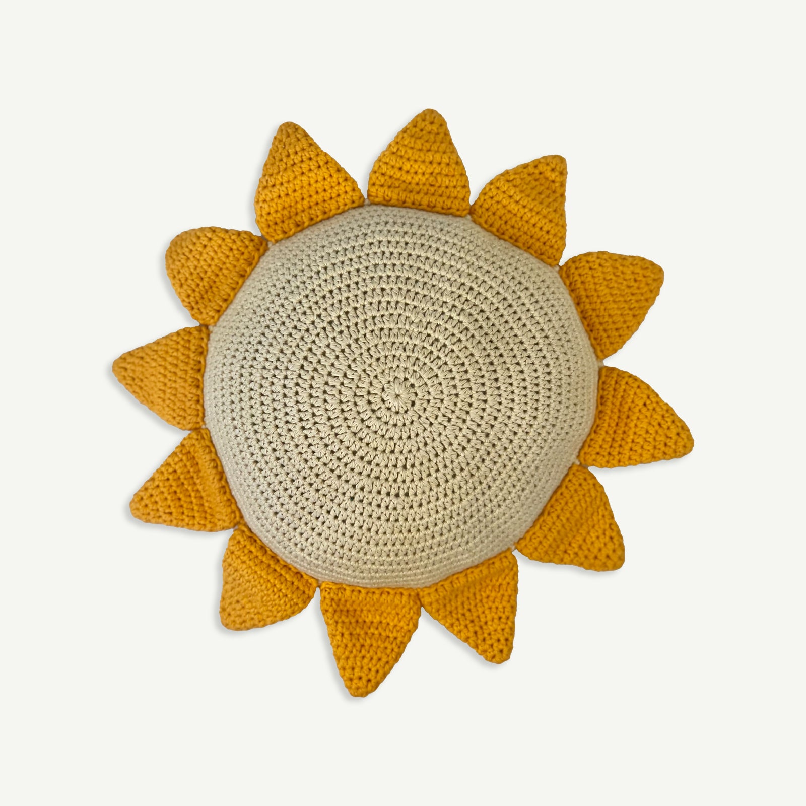 Sunburst Crochet Cushion