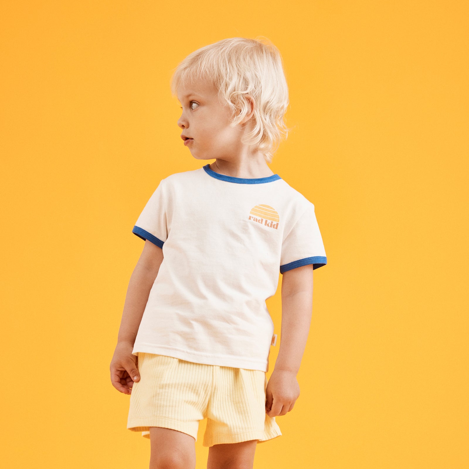 Rad Kid Primary Ringer Tee