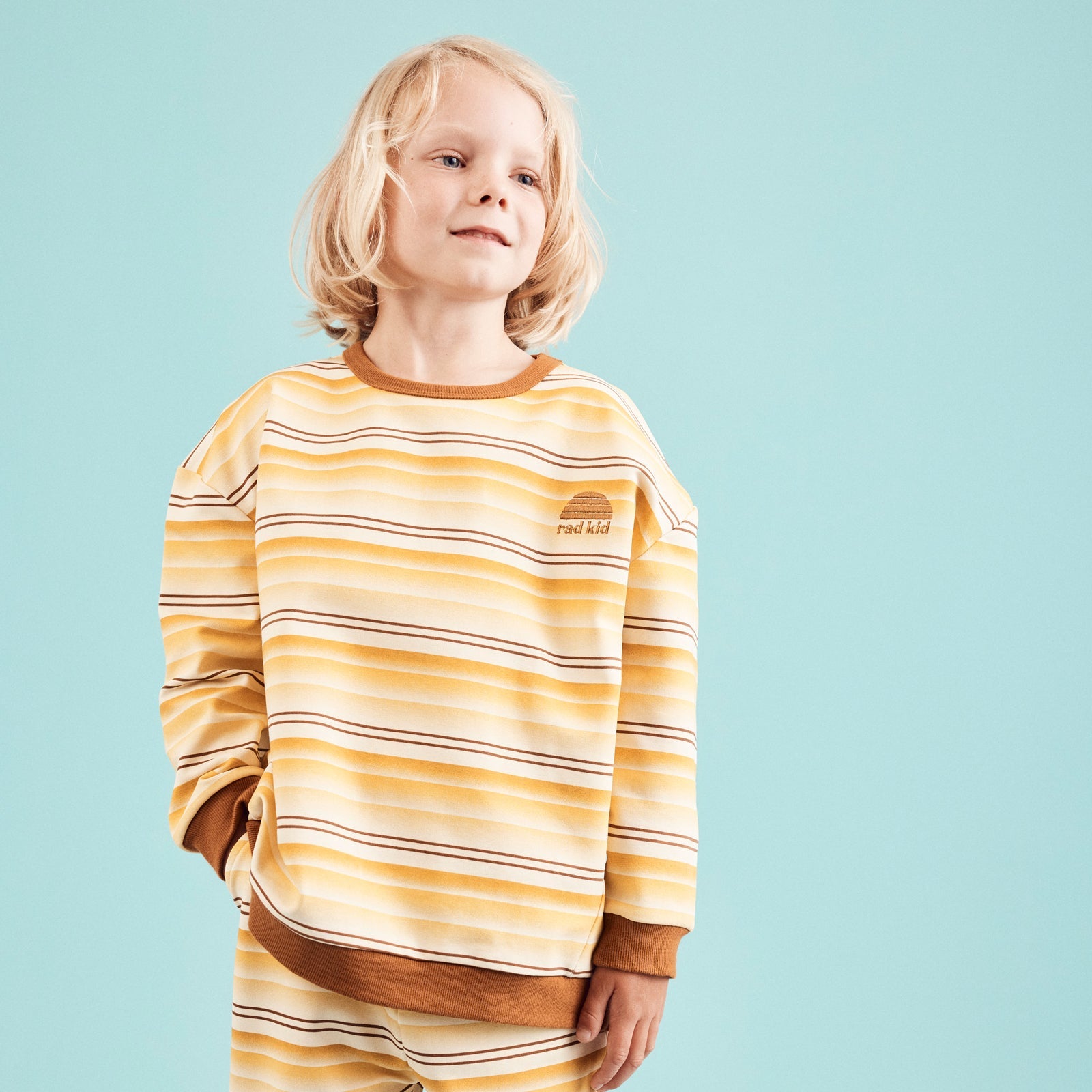 Retro Stripe Organic Cotton Jumper