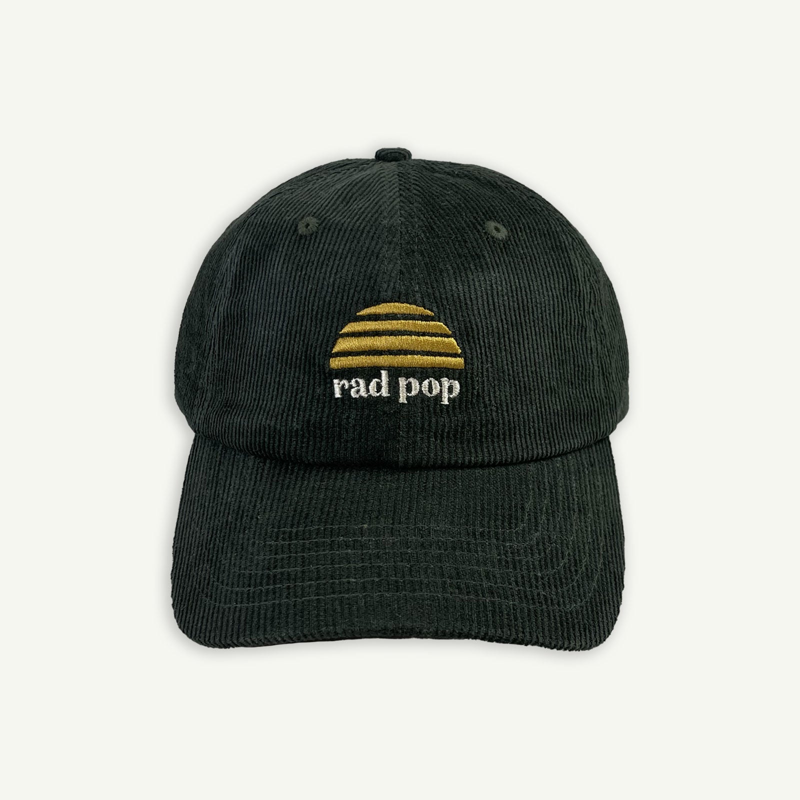 Rad Pop Cord Baseball Cap - Khaki