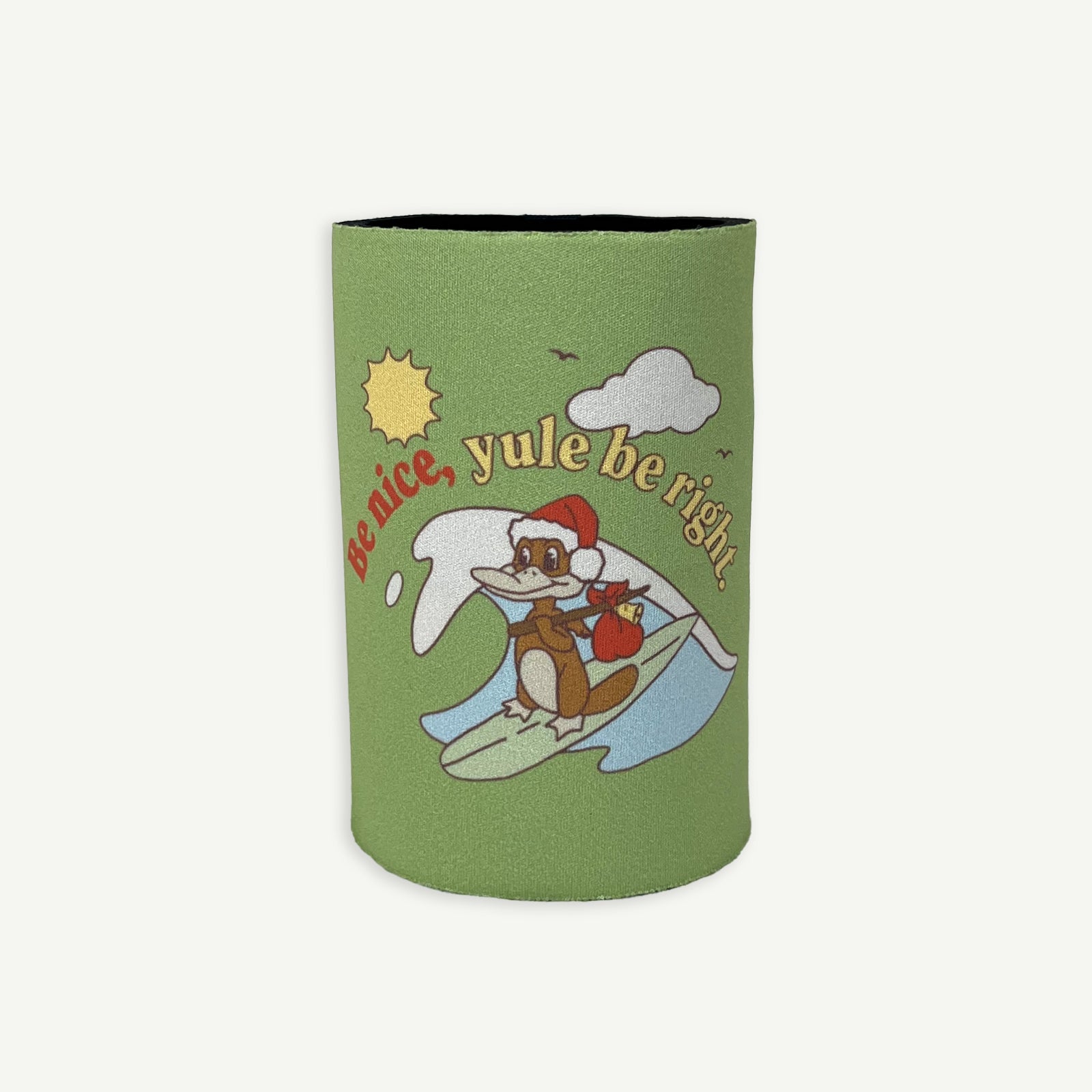 Yule Be Right Stubby Holder & Peace On Earth Cap Bundle