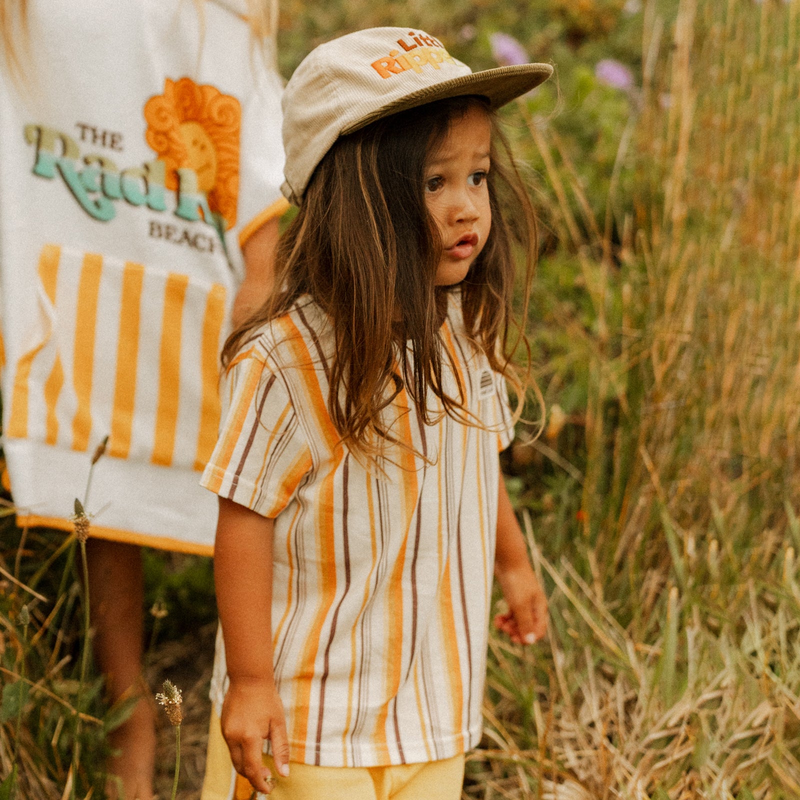 Rad Kid Vertical Stripe Hemp Tee