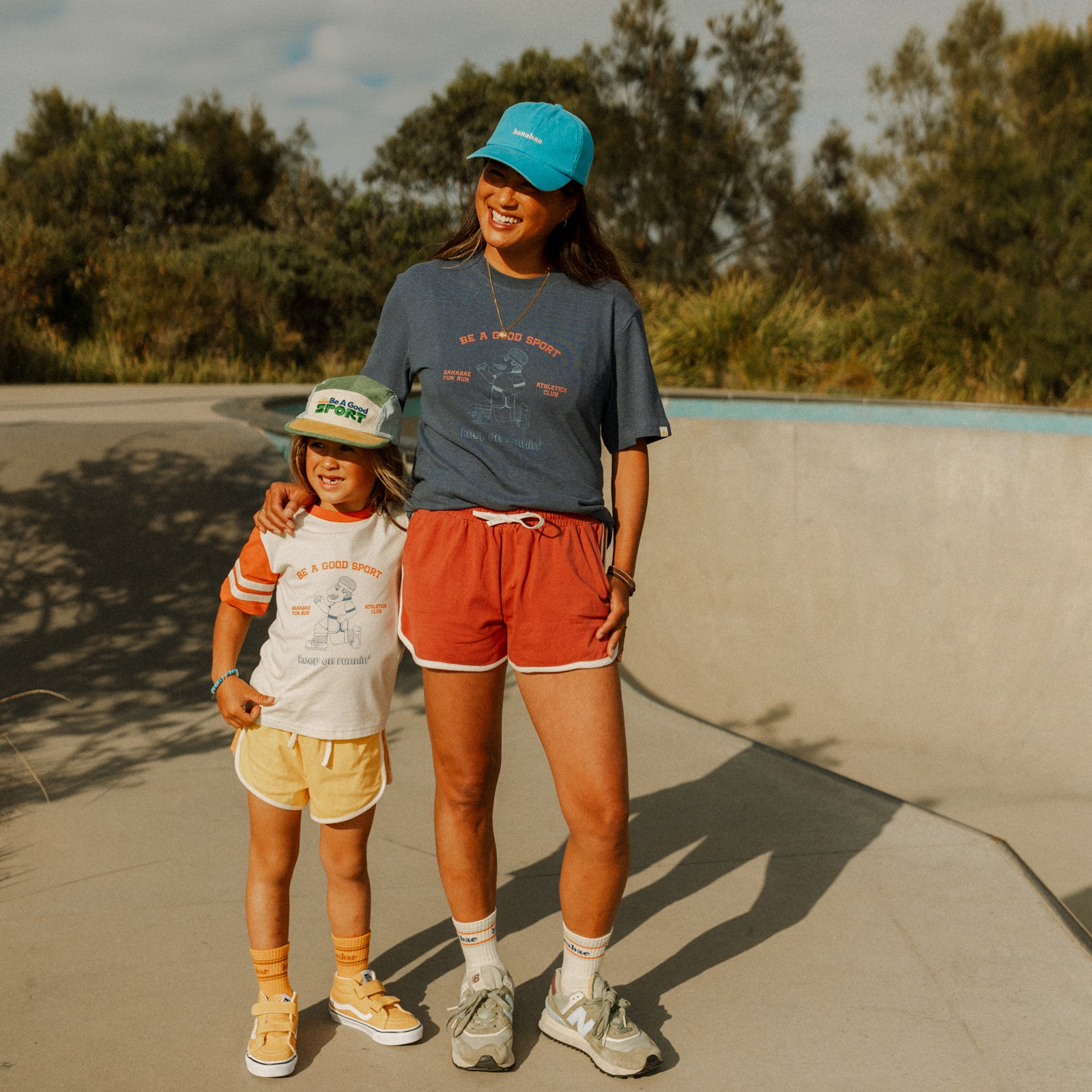 Keep On Running Adults Tee - Navy