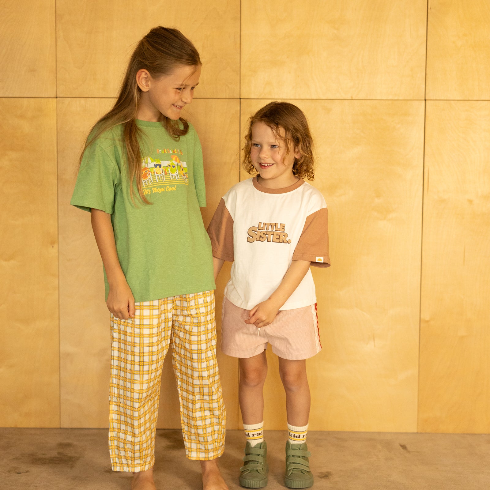 Little Sis Organic Cotton Tee - Mousse