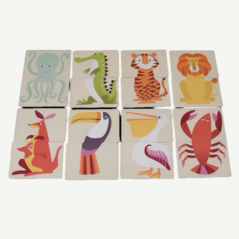 Heads & Tails Game Colourful Creatures