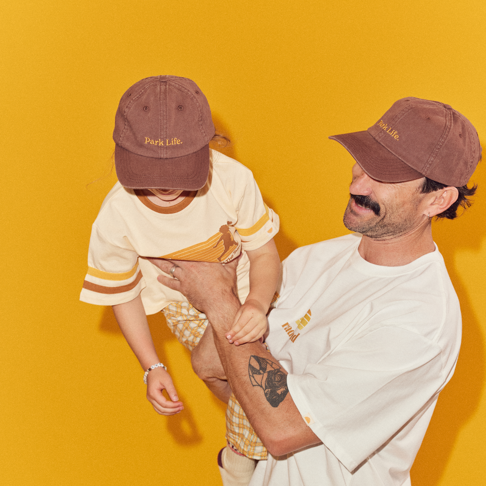 Park Life Adult and Kid Baseball Cap Bundle - Coco