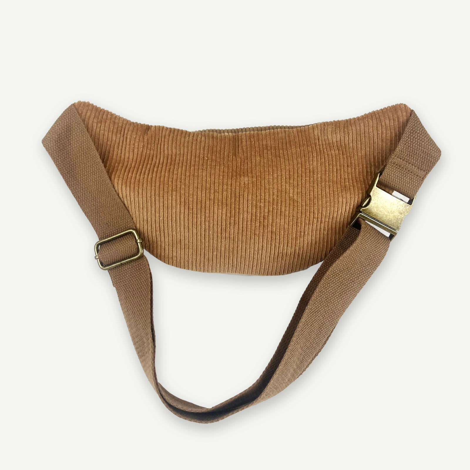 Banabae Corduroy Splice Eco Belt Bag - Tans