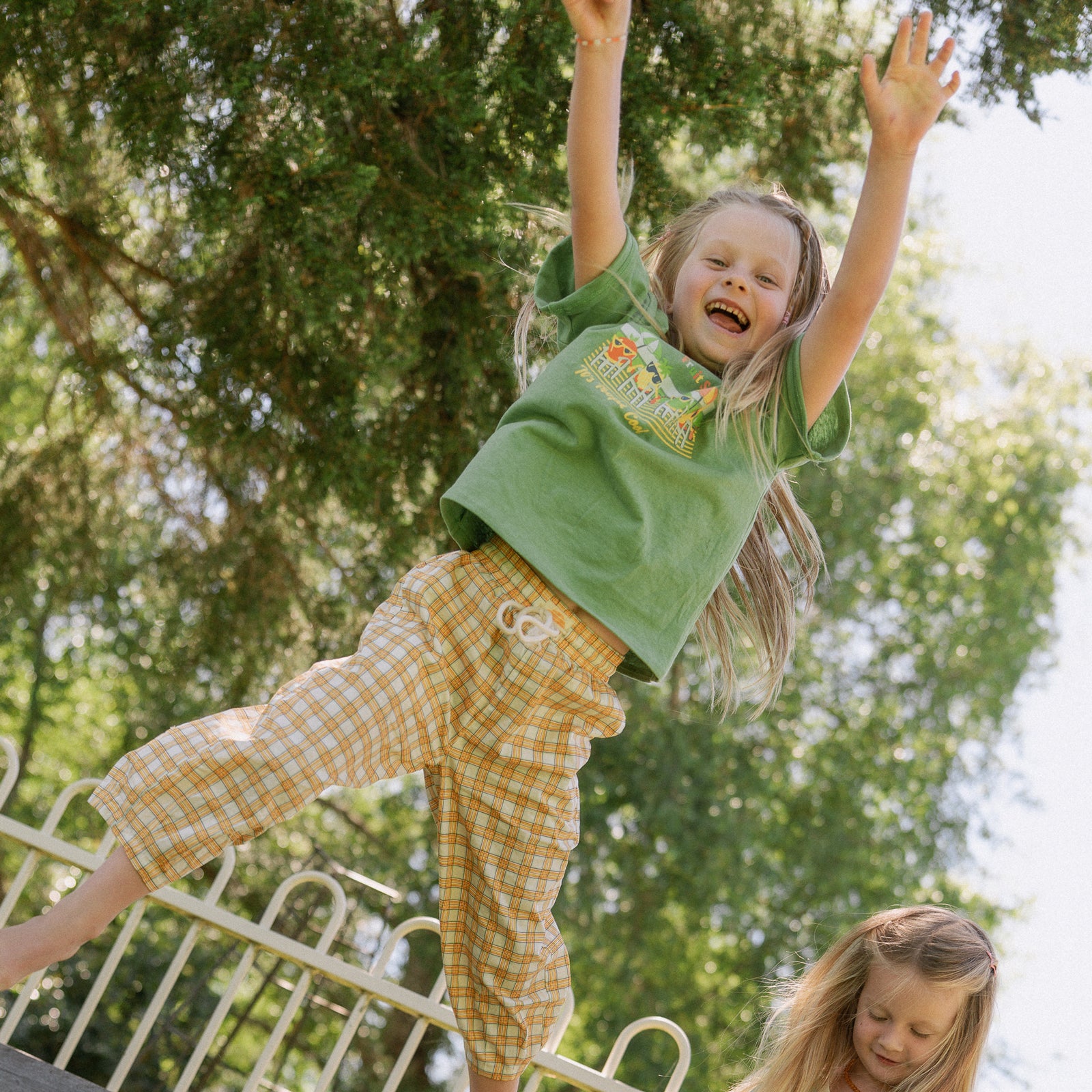 Rad Kid Barrel Leg Pant - Check