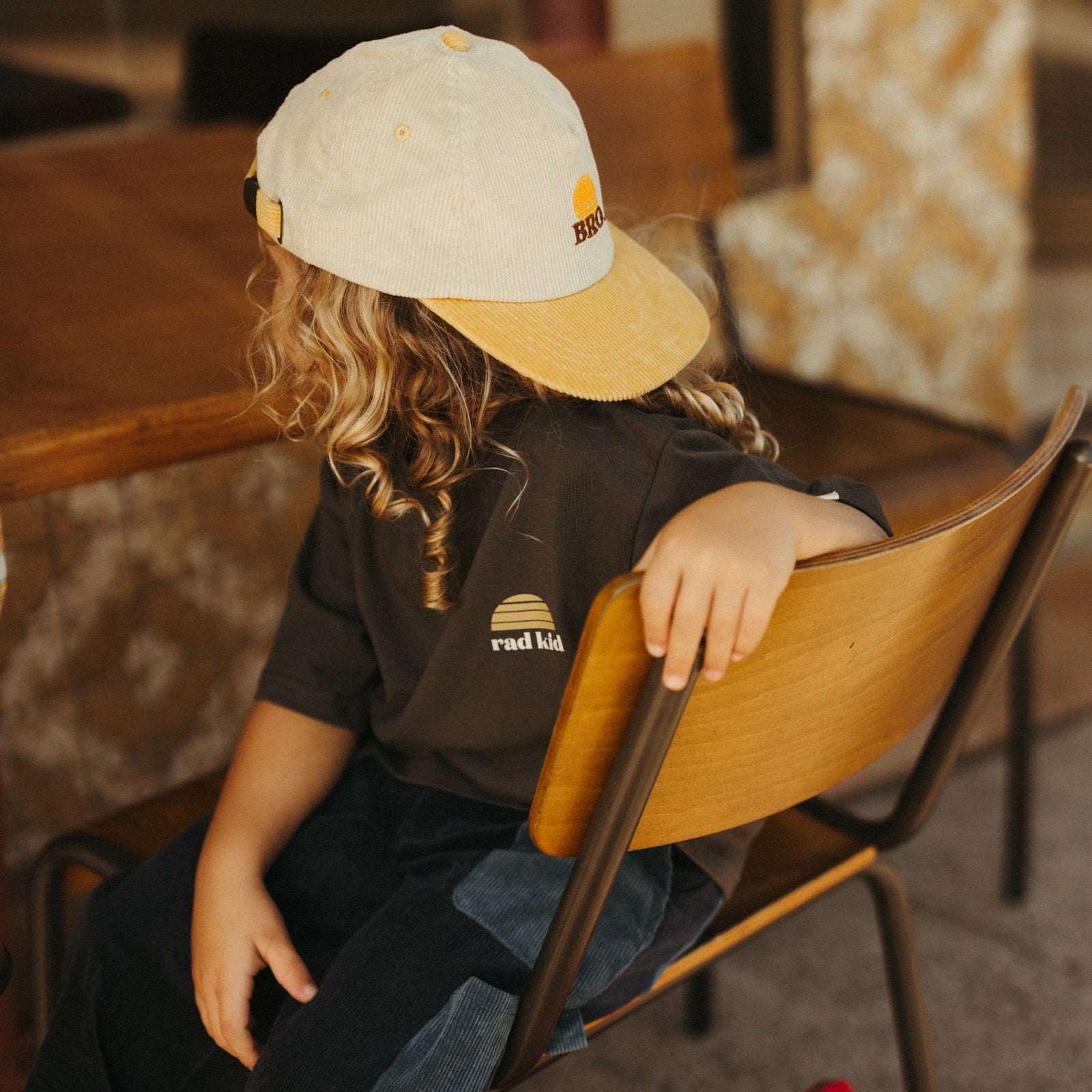 Rad Kid Oversized Tee - Faded Black