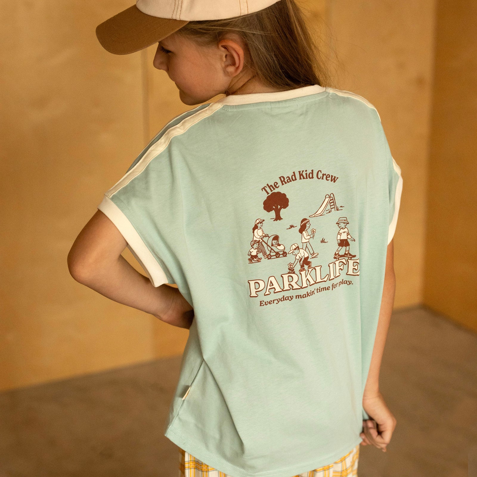 Rad Kid Park Crew Org Ctn Tee - Teal