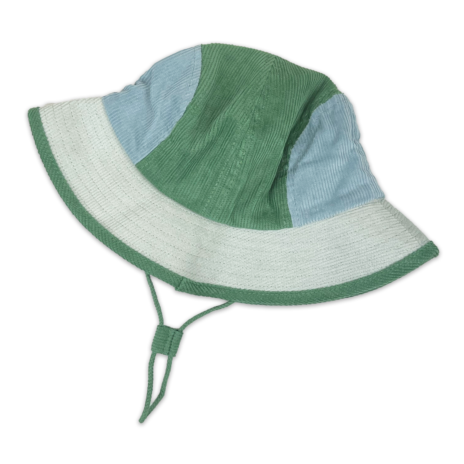 Rad Kid 5 Panel Spliced Bucket Hat - Lagoon