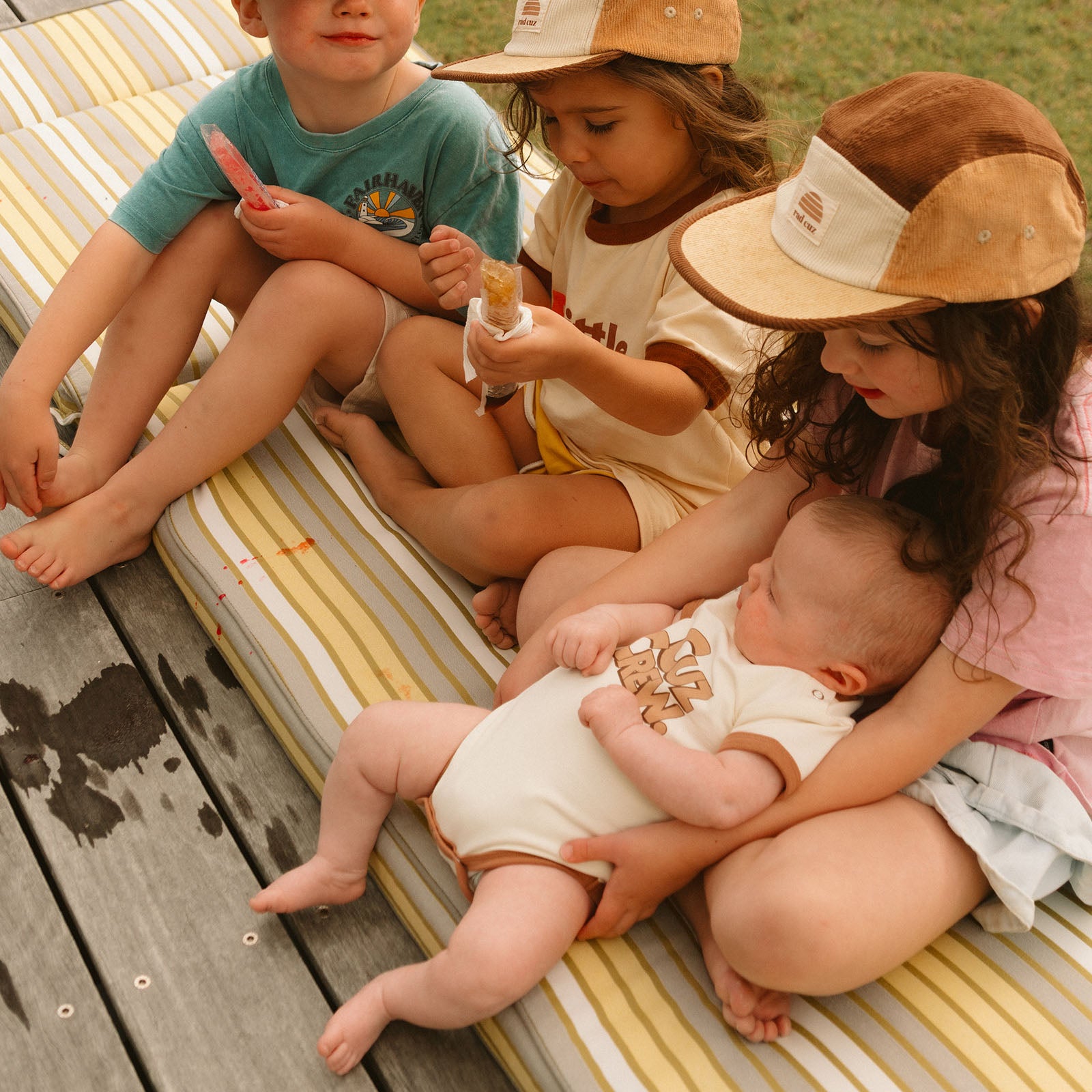 Cuz Crew Organic Cotton Onesie - Mousse