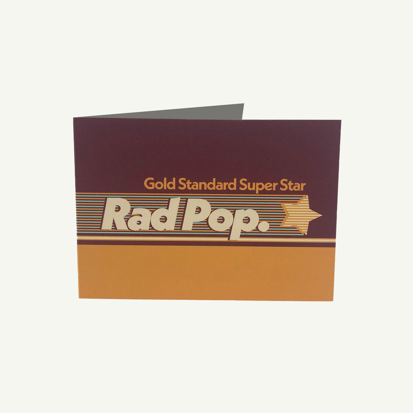 FREE Gold Standard Rad Pop A6 Greeting Card